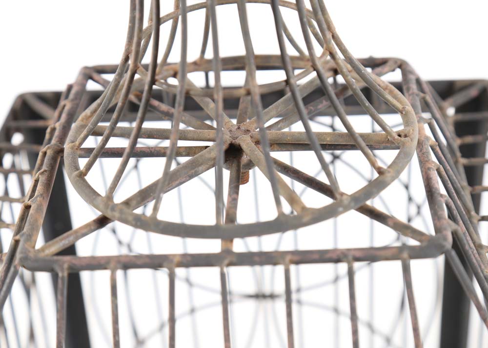 Vintage Wire Urn Planters