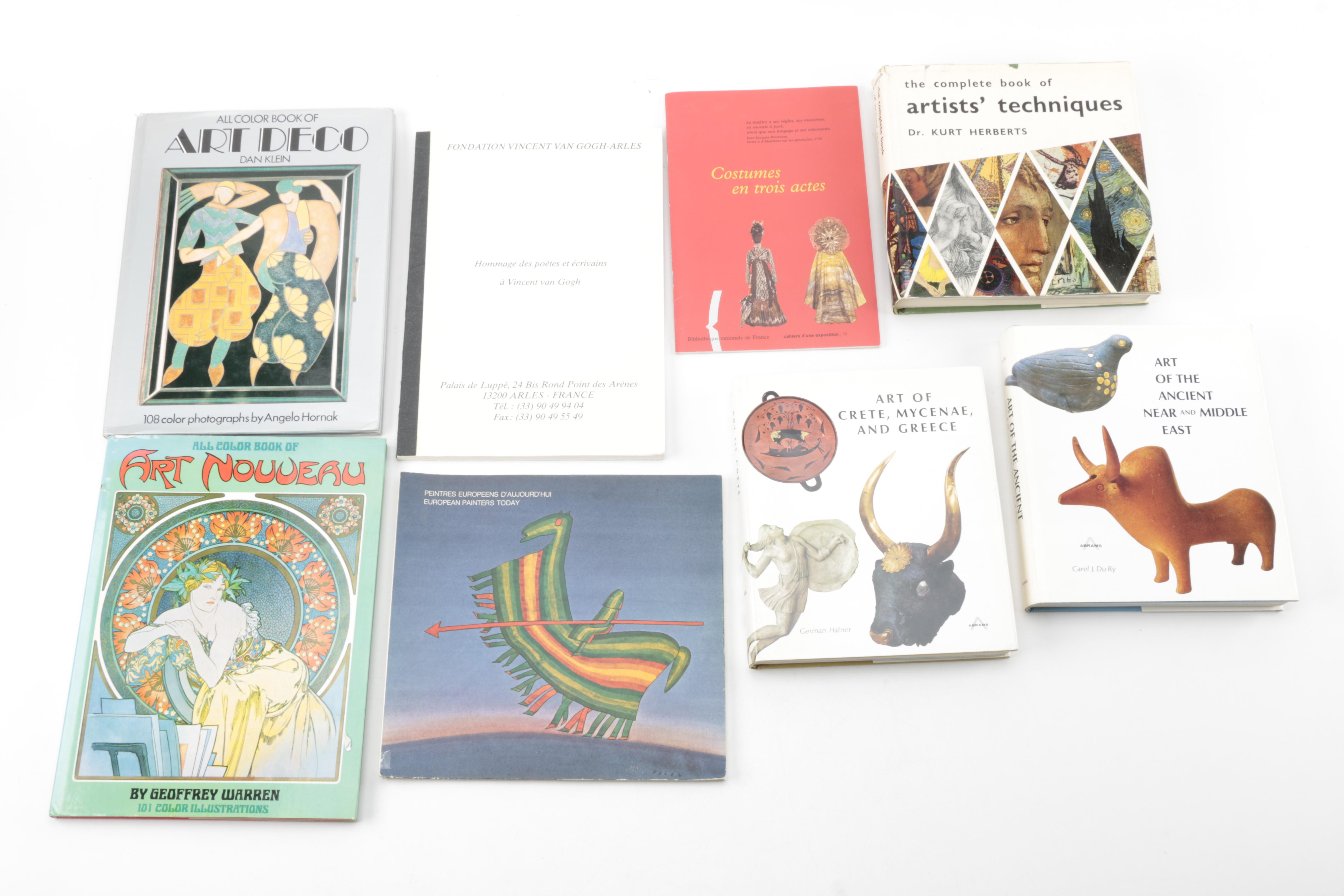 Assortment of Sixteen Art Reference Books and Catalogs