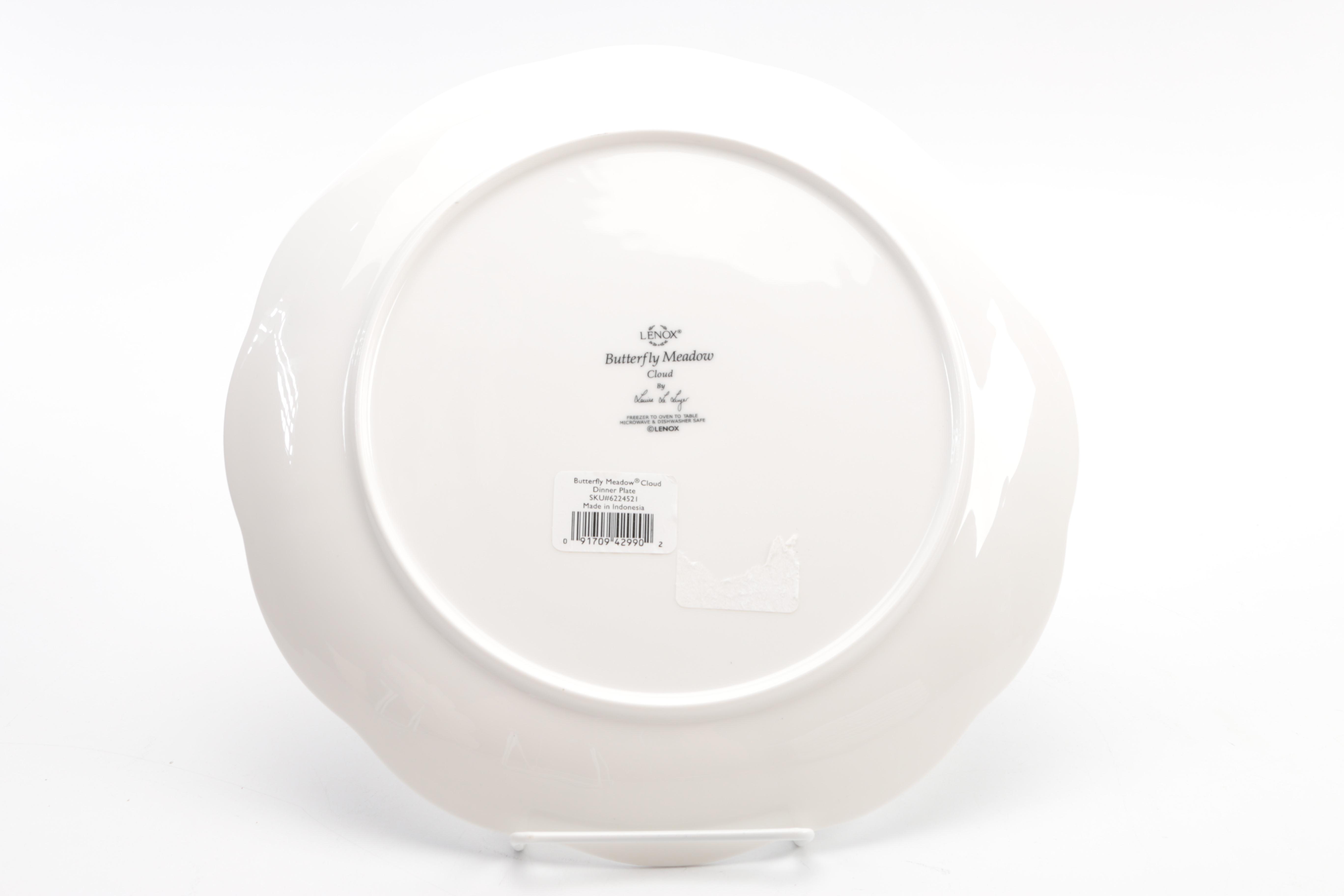 Group of Tableware Including Lenox "Butterfly Meadow Cloud"