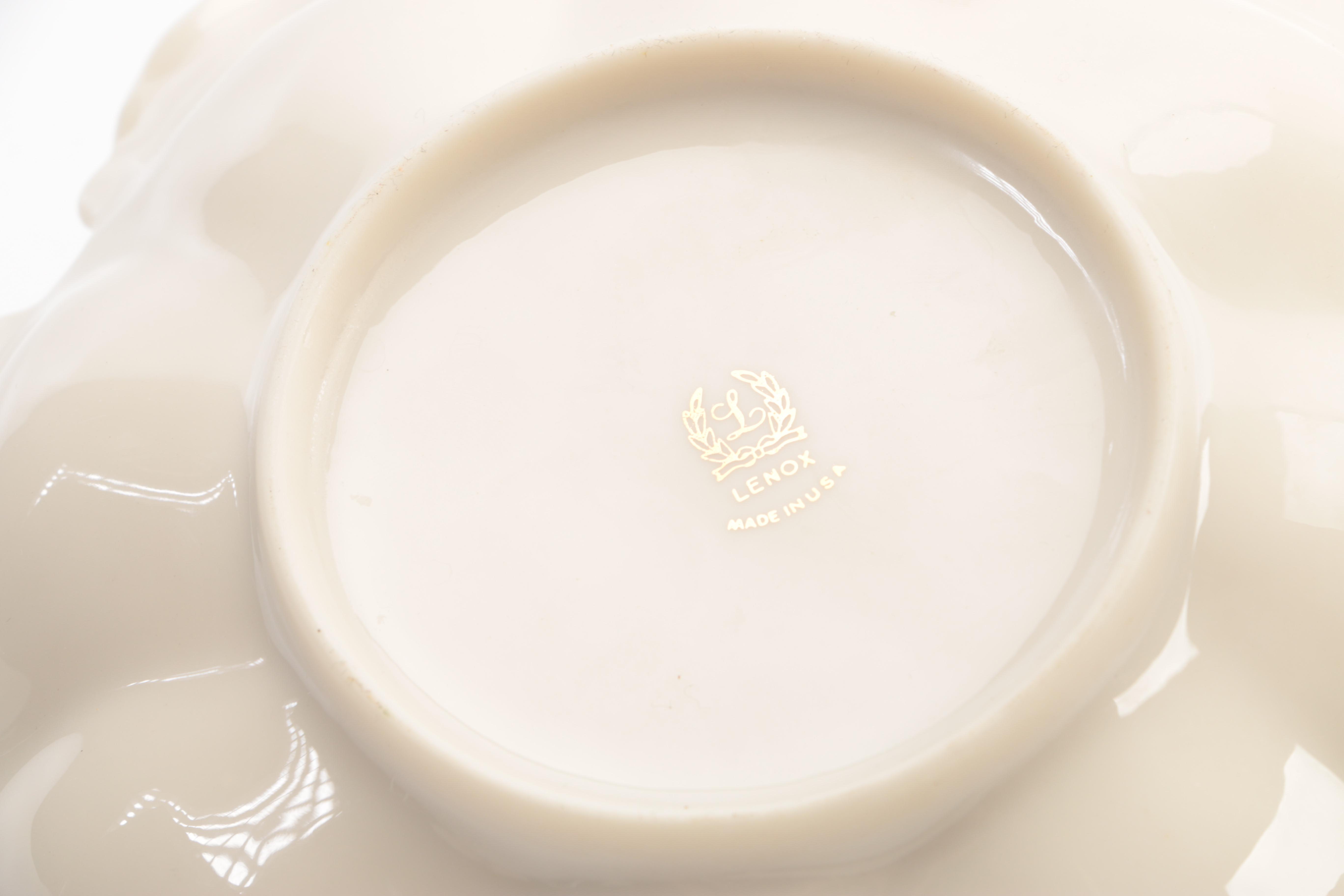 Group of Tableware Including Lenox "Butterfly Meadow Cloud"