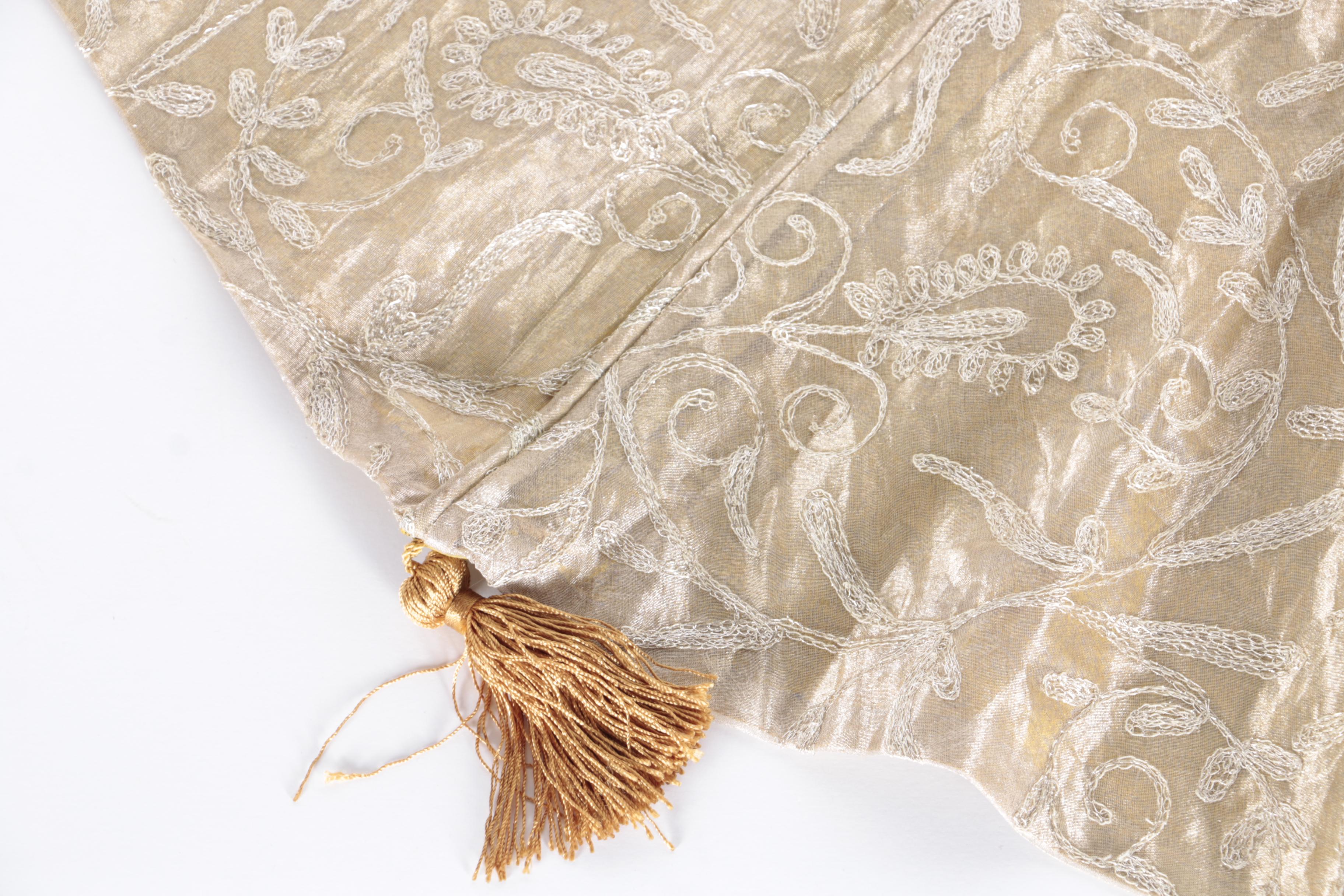 Gold Tone Tree Skirt