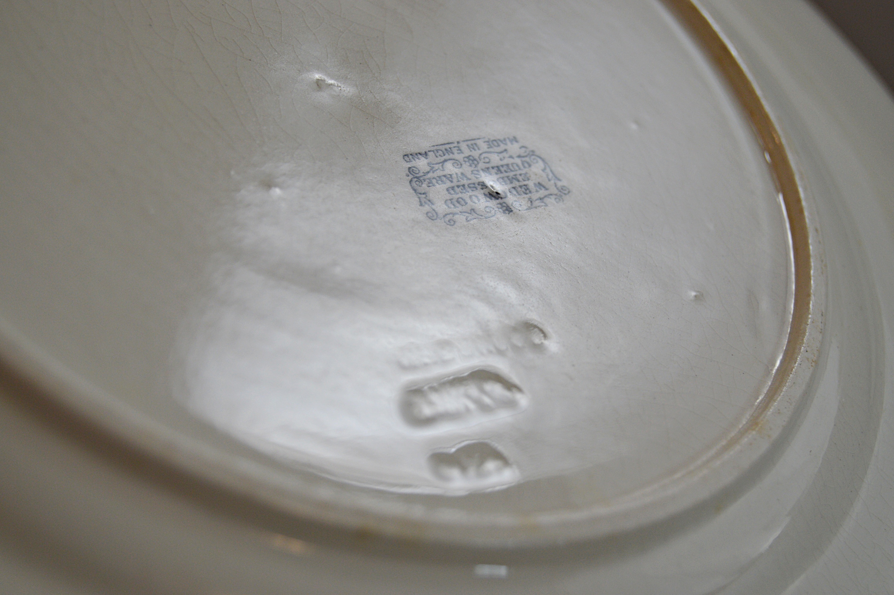 Set of Vintage Wedgwood "Embossed Queensware" China Tableware