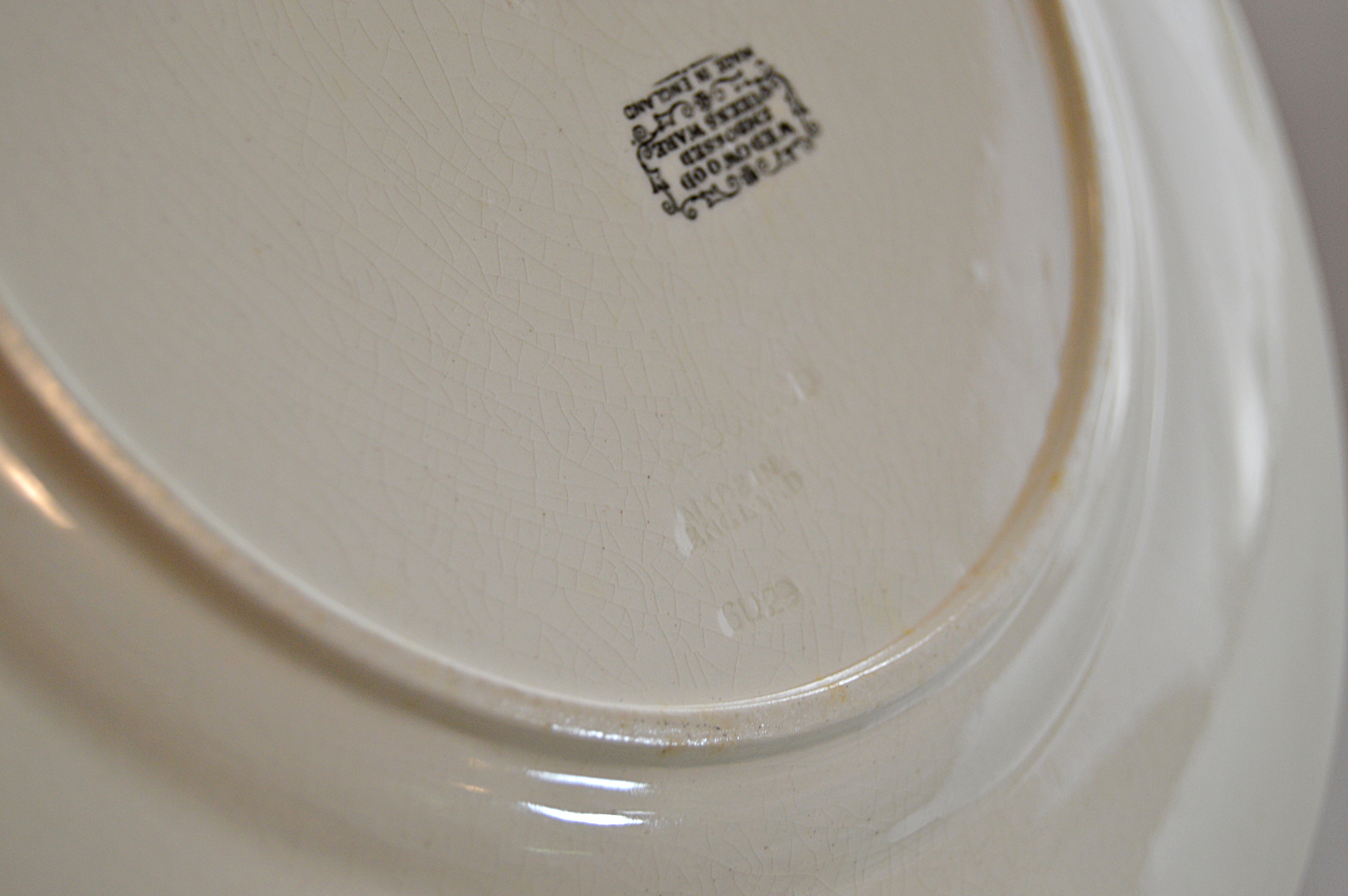 Set of Vintage Wedgwood "Embossed Queensware" China Tableware