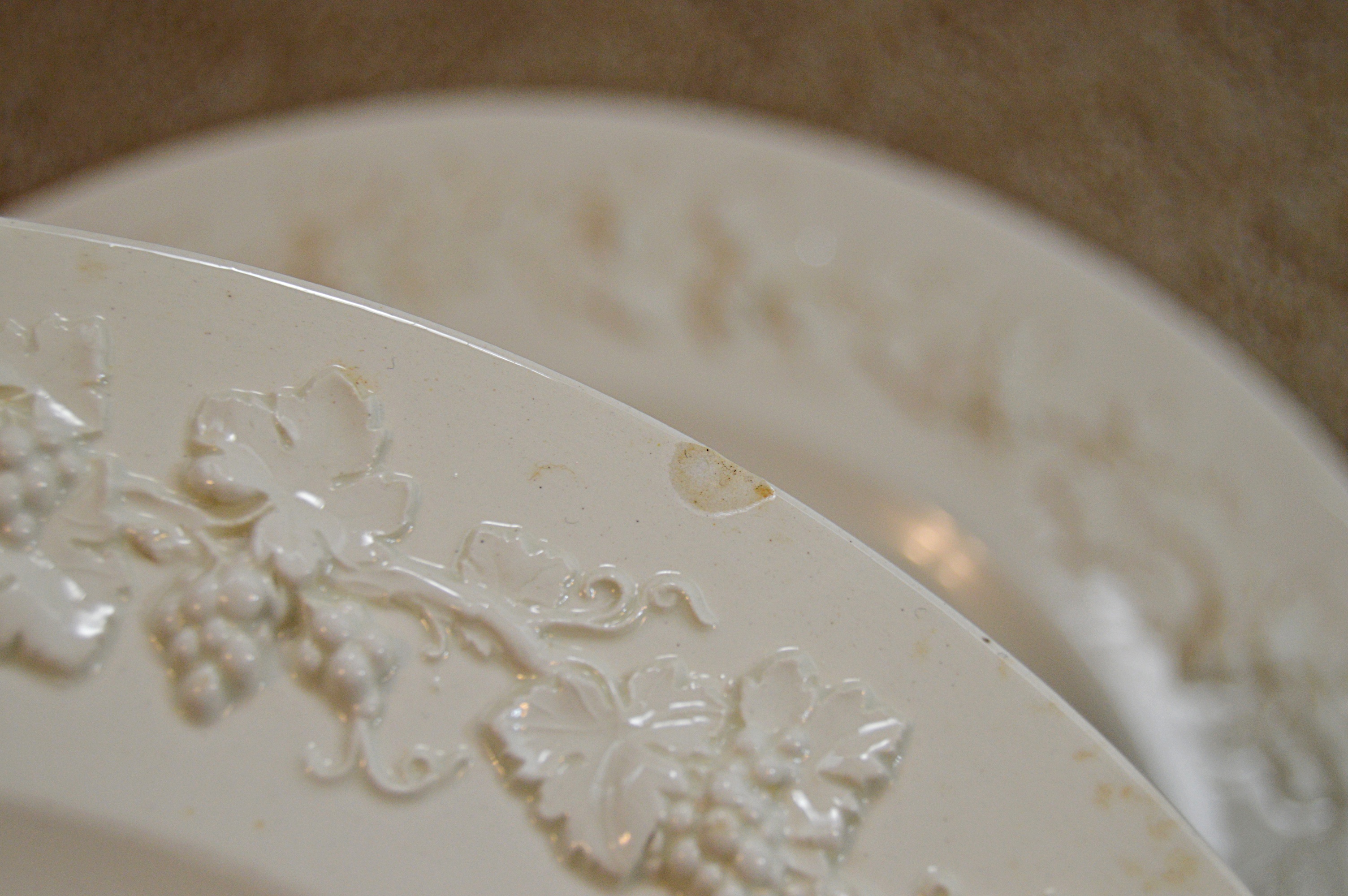 Set of Vintage Wedgwood "Embossed Queensware" China Tableware