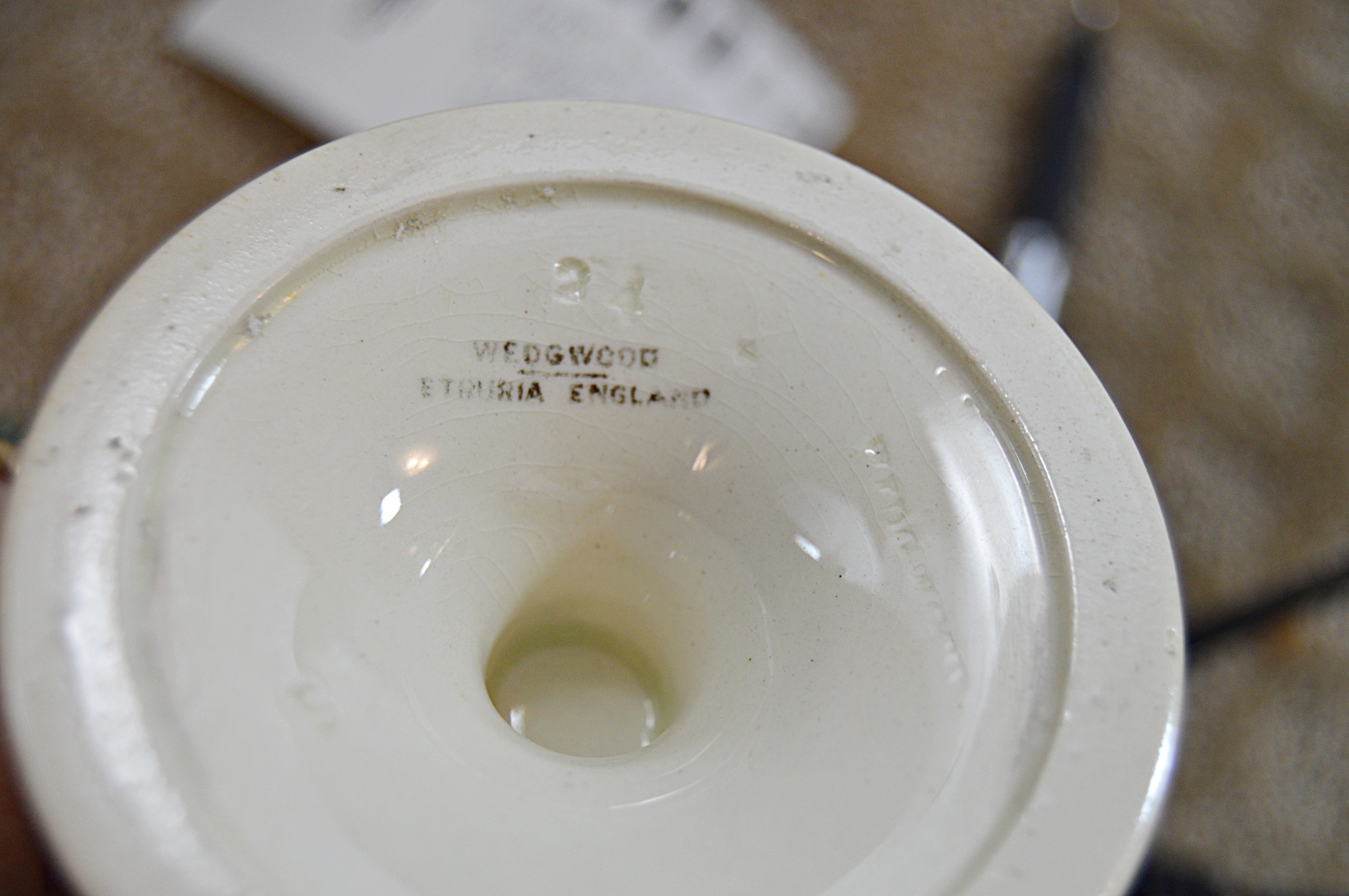 Set of Vintage Wedgwood "Embossed Queensware" China Tableware