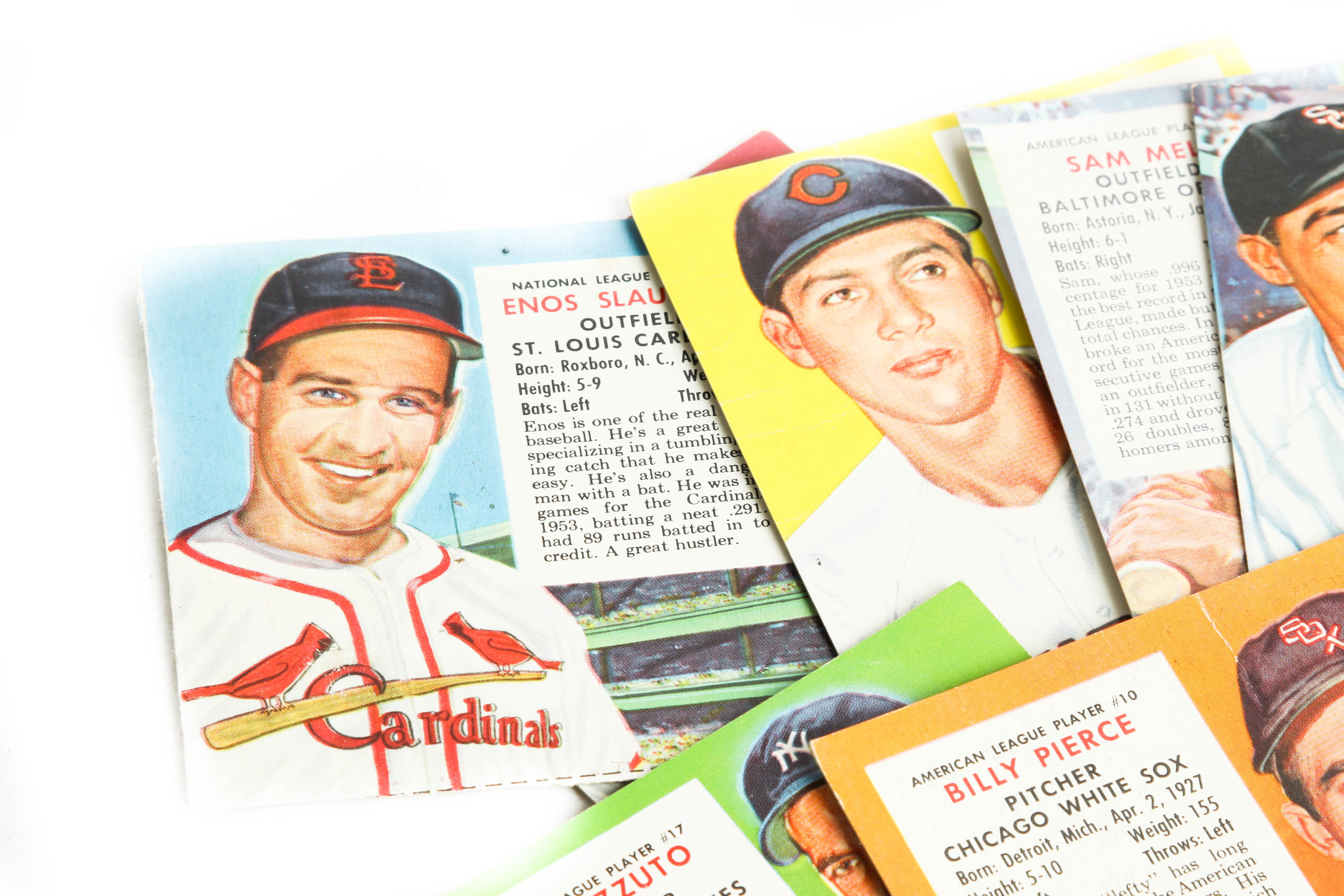 1950s Red Man Chewing Tobacco Baseball Card Box Cuts