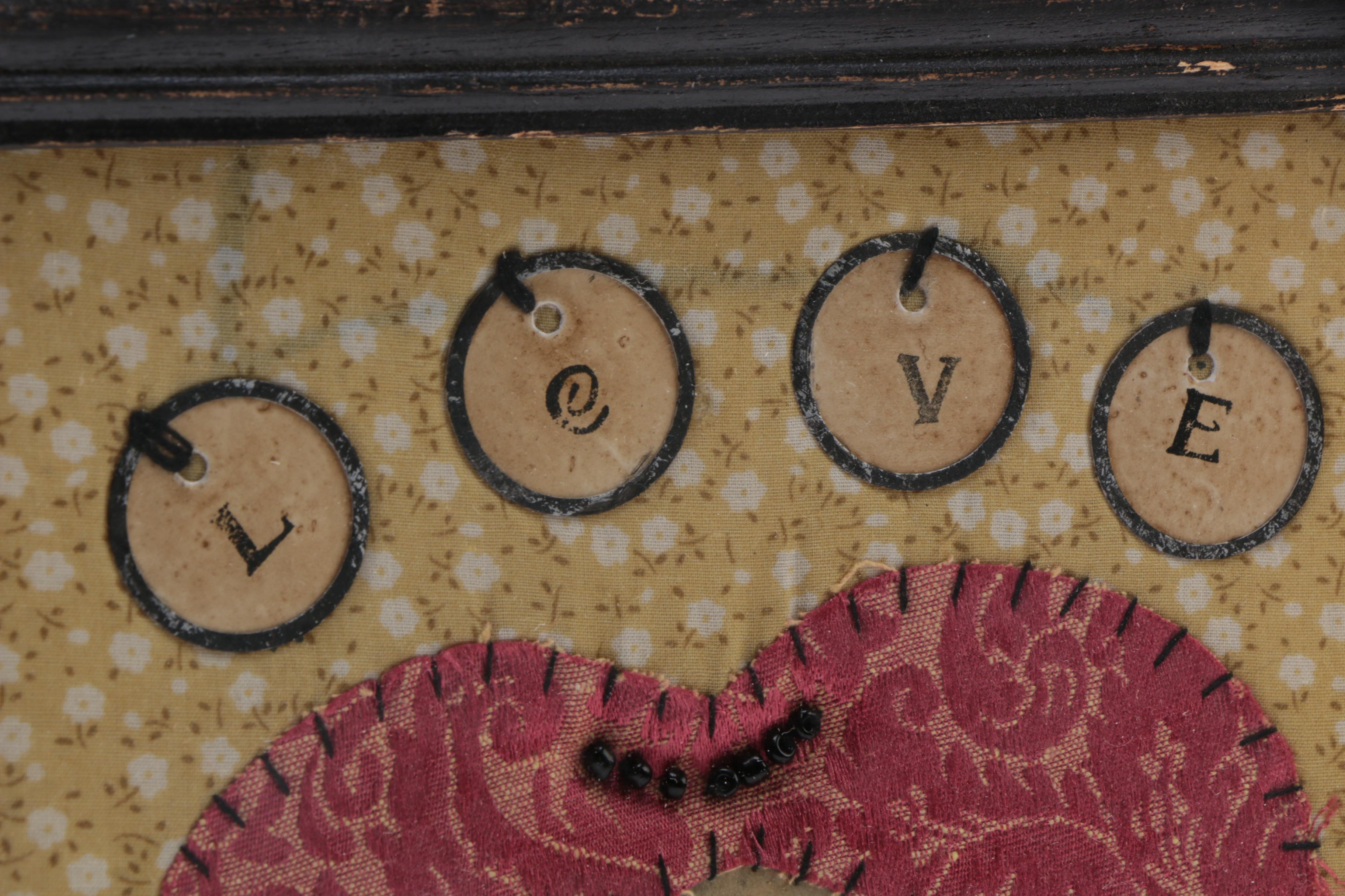 Antique Framed Portrait of Couple