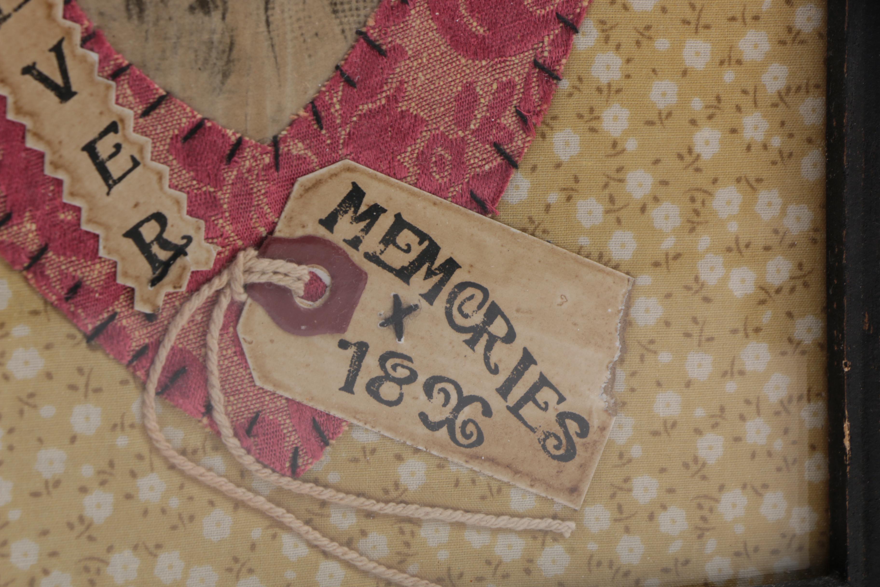 Antique Framed Portrait of Couple