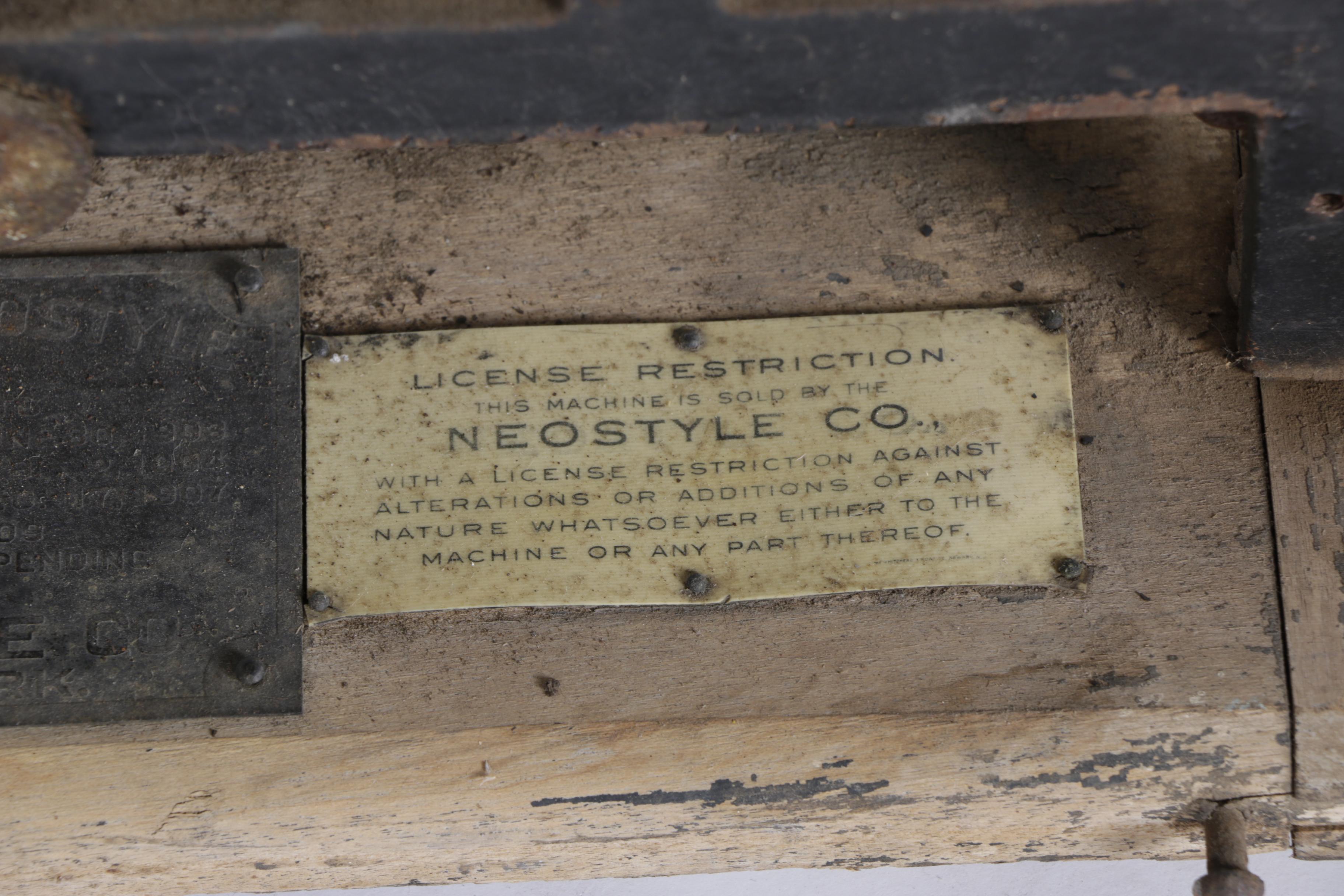 Antique Neostyle Rotary Mimeograph Machine