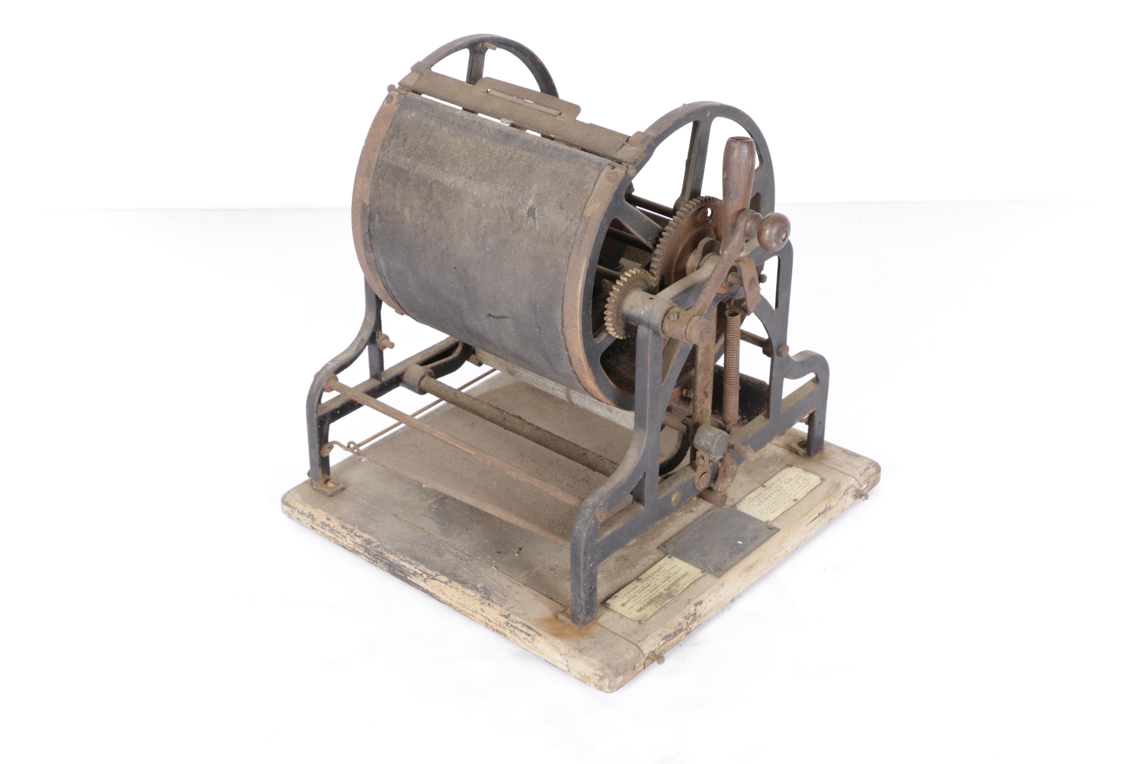 Antique Neostyle Rotary Mimeograph Machine