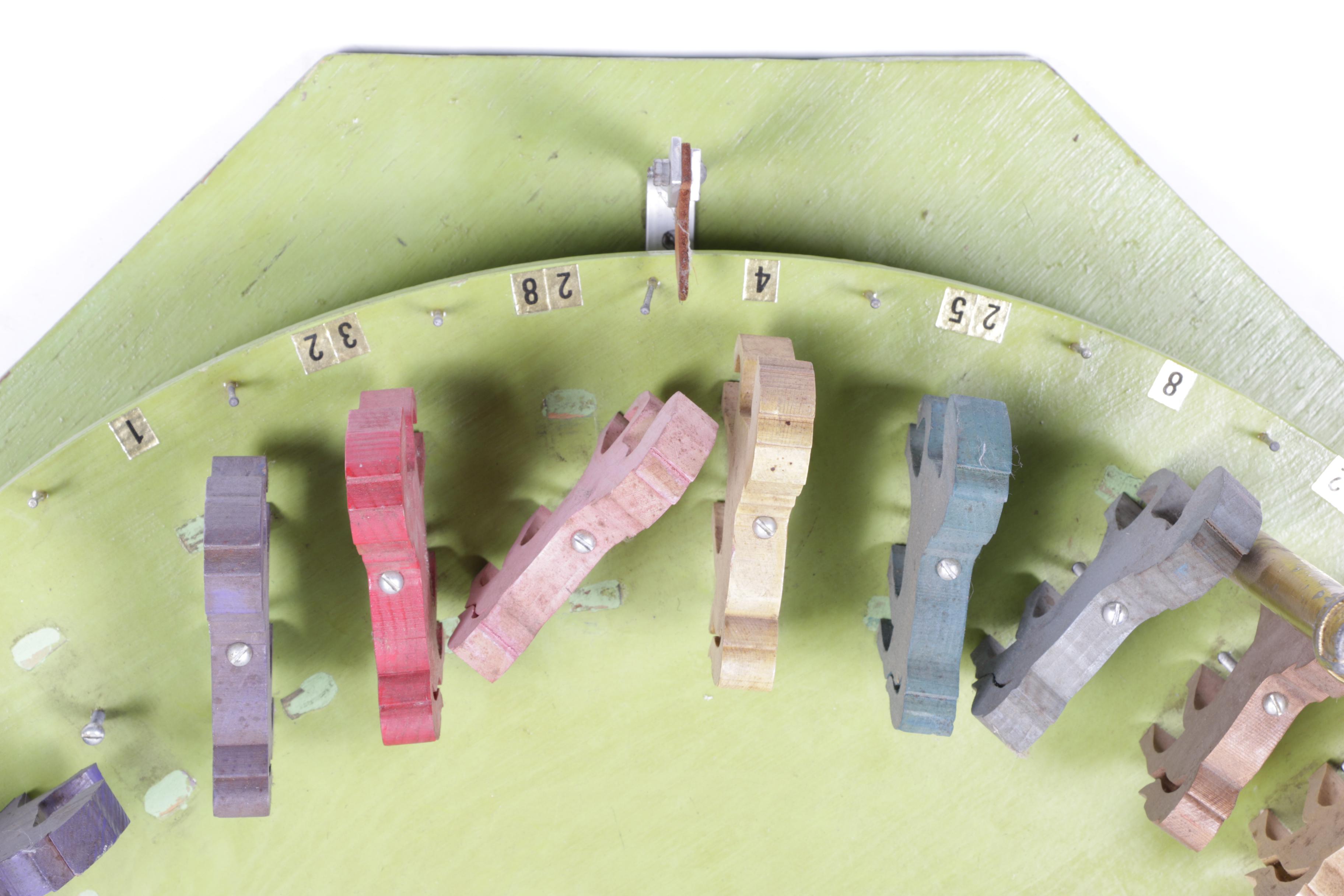 Vintage Carnival Game Spinning Wheel