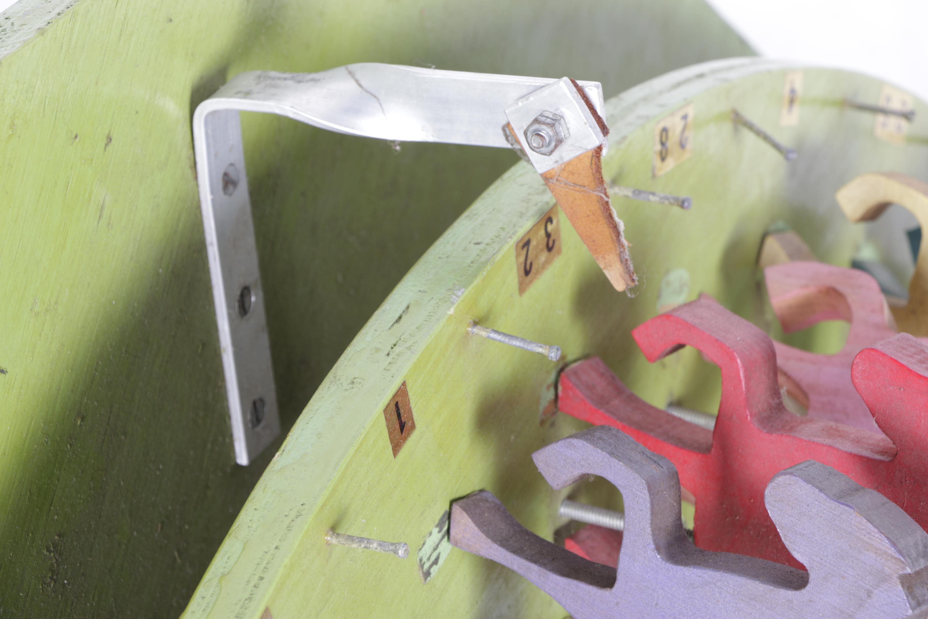 Vintage Carnival Game Spinning Wheel