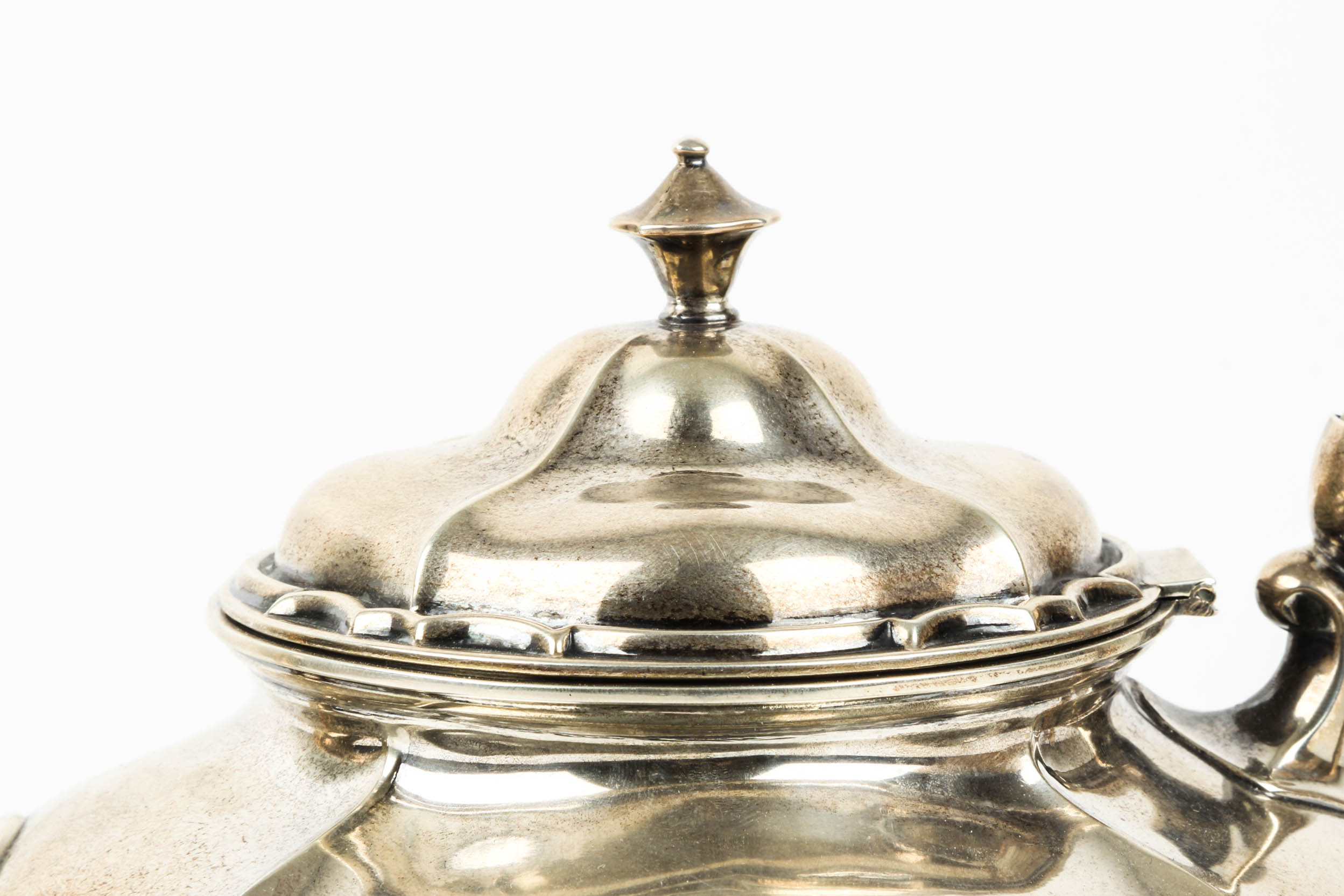 Vintage M. H. Wilkens & Söhne 835 Silver Footed Teapot