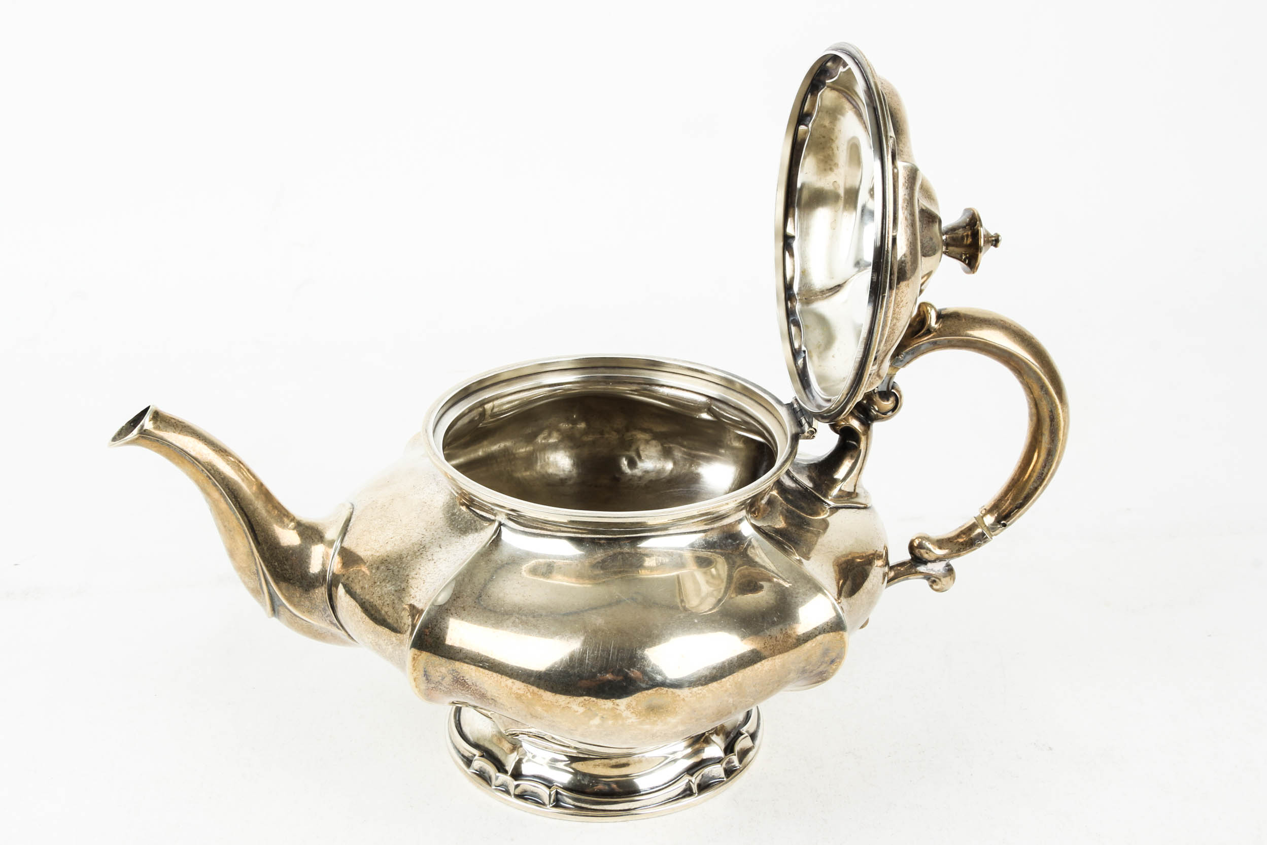 Vintage M. H. Wilkens & Söhne 835 Silver Footed Teapot