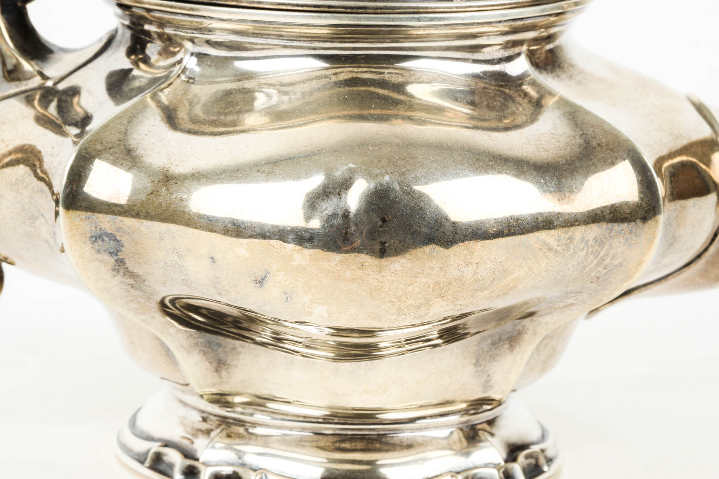 Vintage M. H. Wilkens & Söhne 835 Silver Footed Teapot