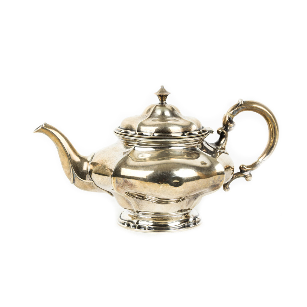 Vintage M. H. Wilkens & Söhne 835 Silver Footed Teapot