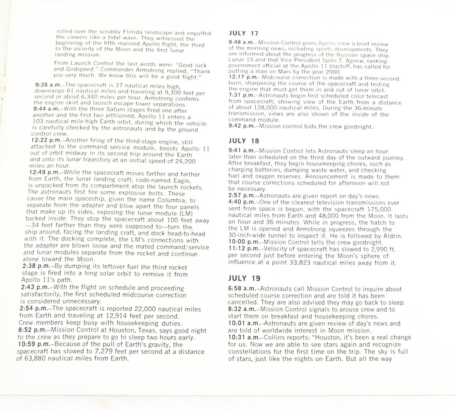 Vintage Commemorative Medallion from Apollo 11 First Moon Landing, Log Book and U.S Postage Stamps