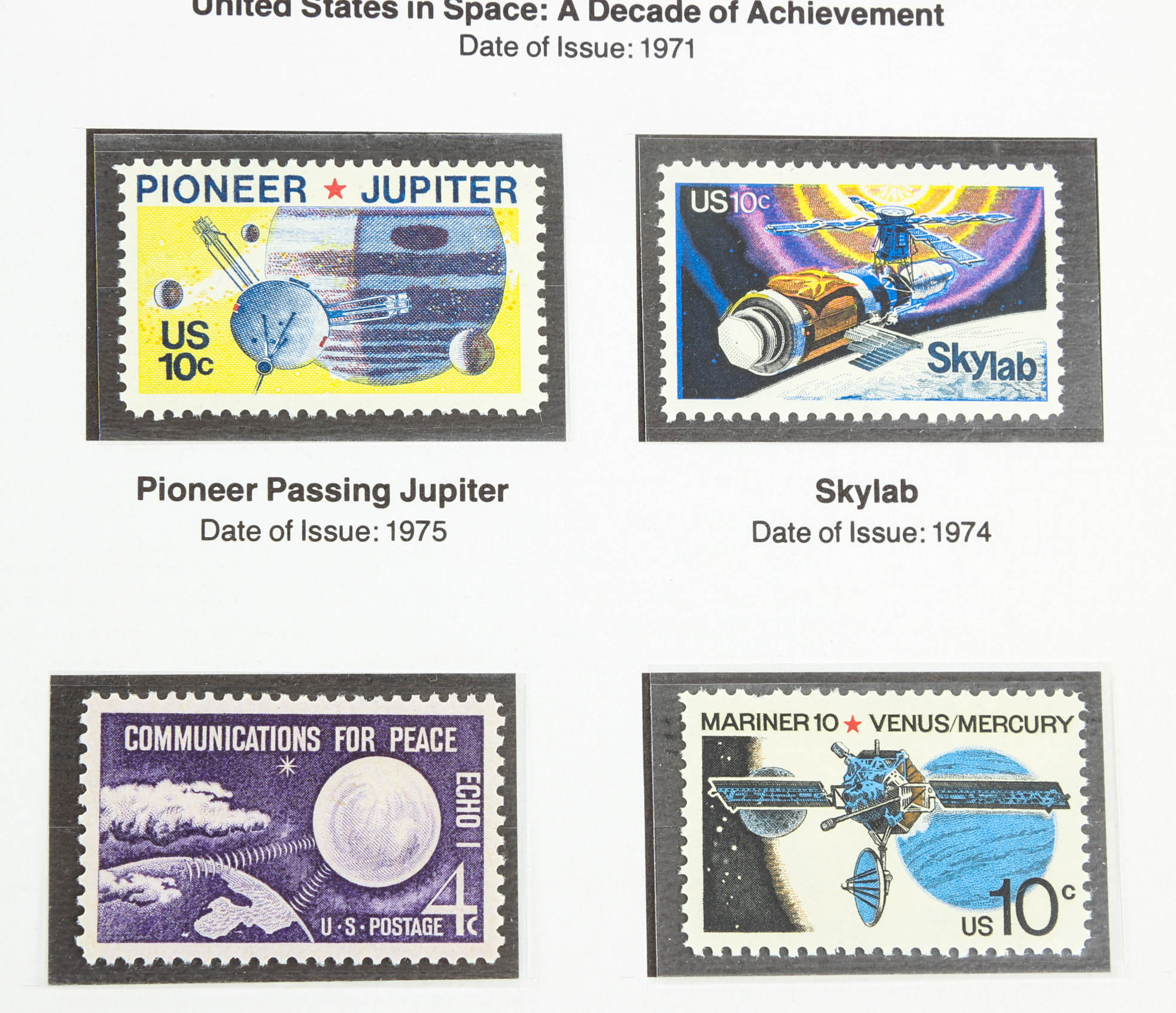 Vintage Commemorative Medallion from Apollo 11 First Moon Landing, Log Book and U.S Postage Stamps