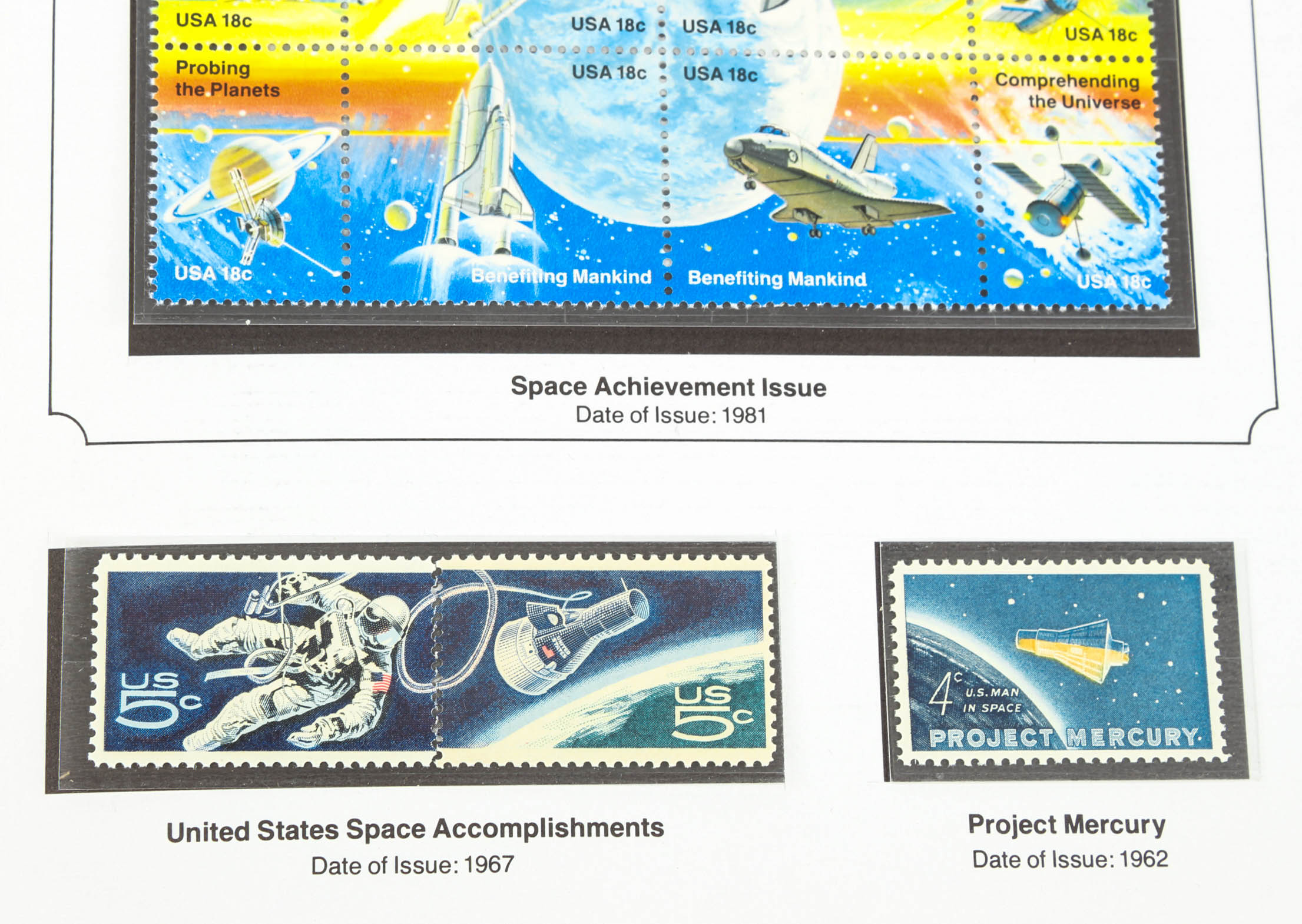 Vintage Commemorative Medallion from Apollo 11 First Moon Landing, Log Book and U.S Postage Stamps