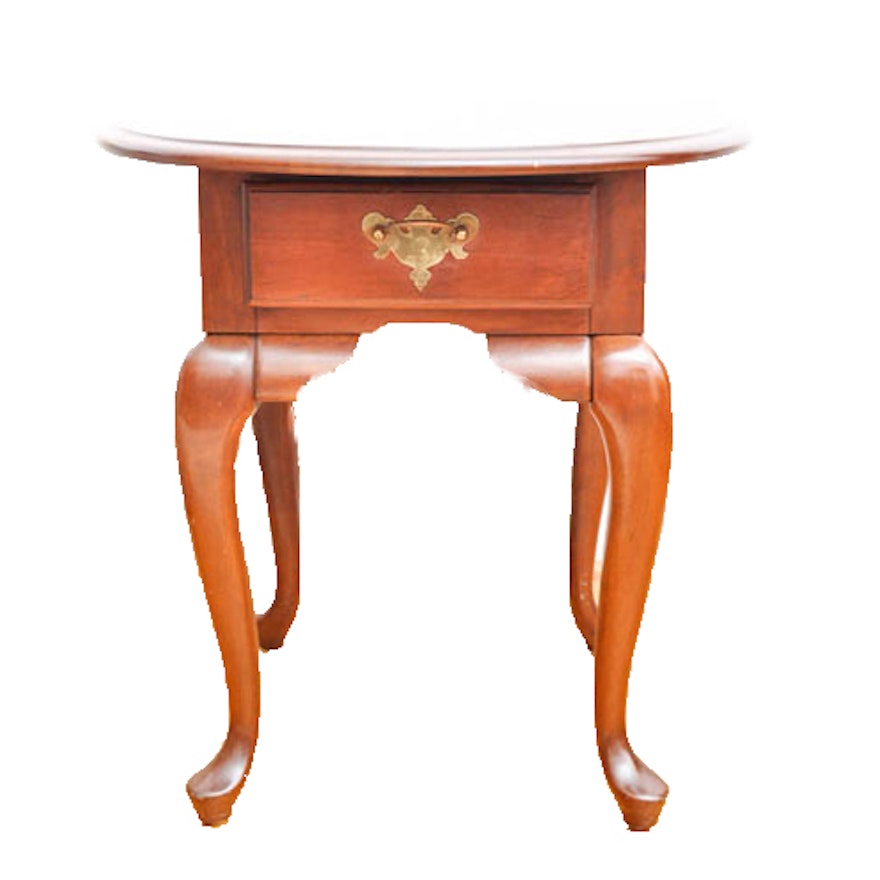 Chippendale Style Cherry Side Table