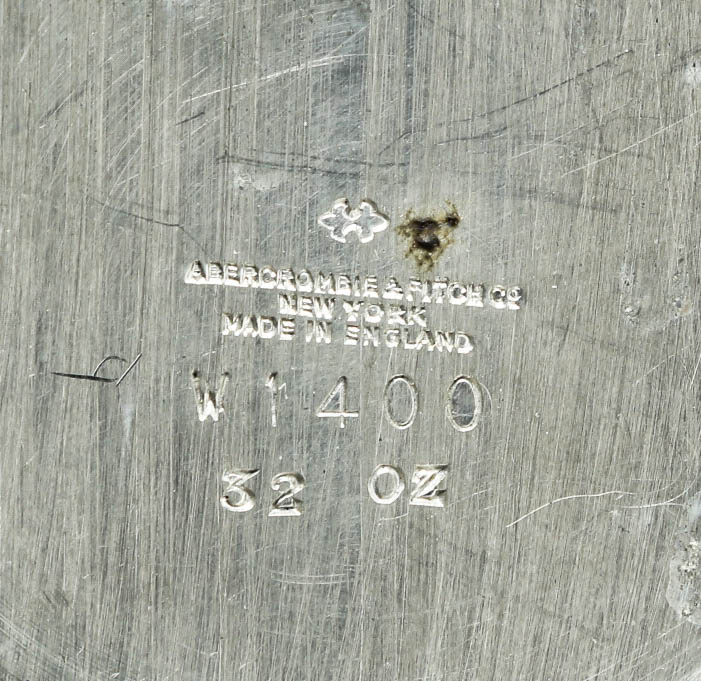 Vintage Abercrombie & Fitch Co. Pewter Pitcher