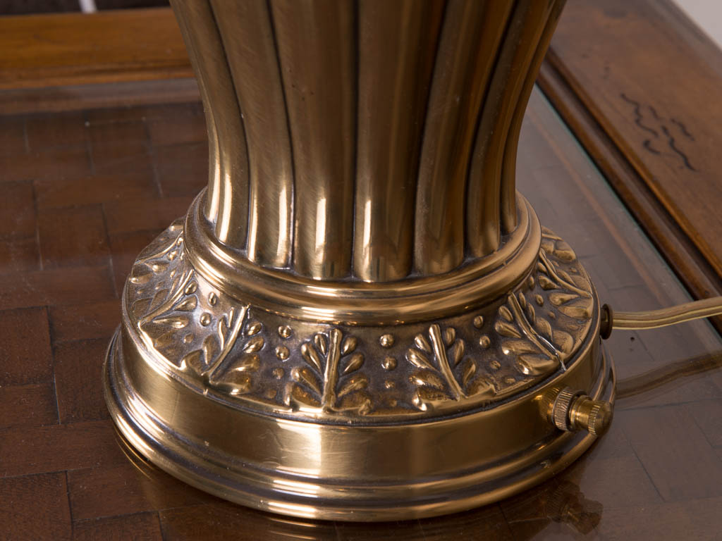 Pair of Brass Table Lamps