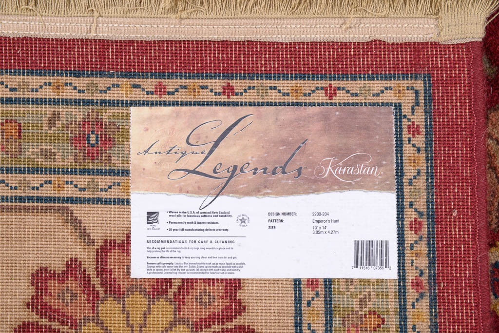 Antique Legends by Karastan Handwoven "Emperor's Hunt" Wool Area Rug