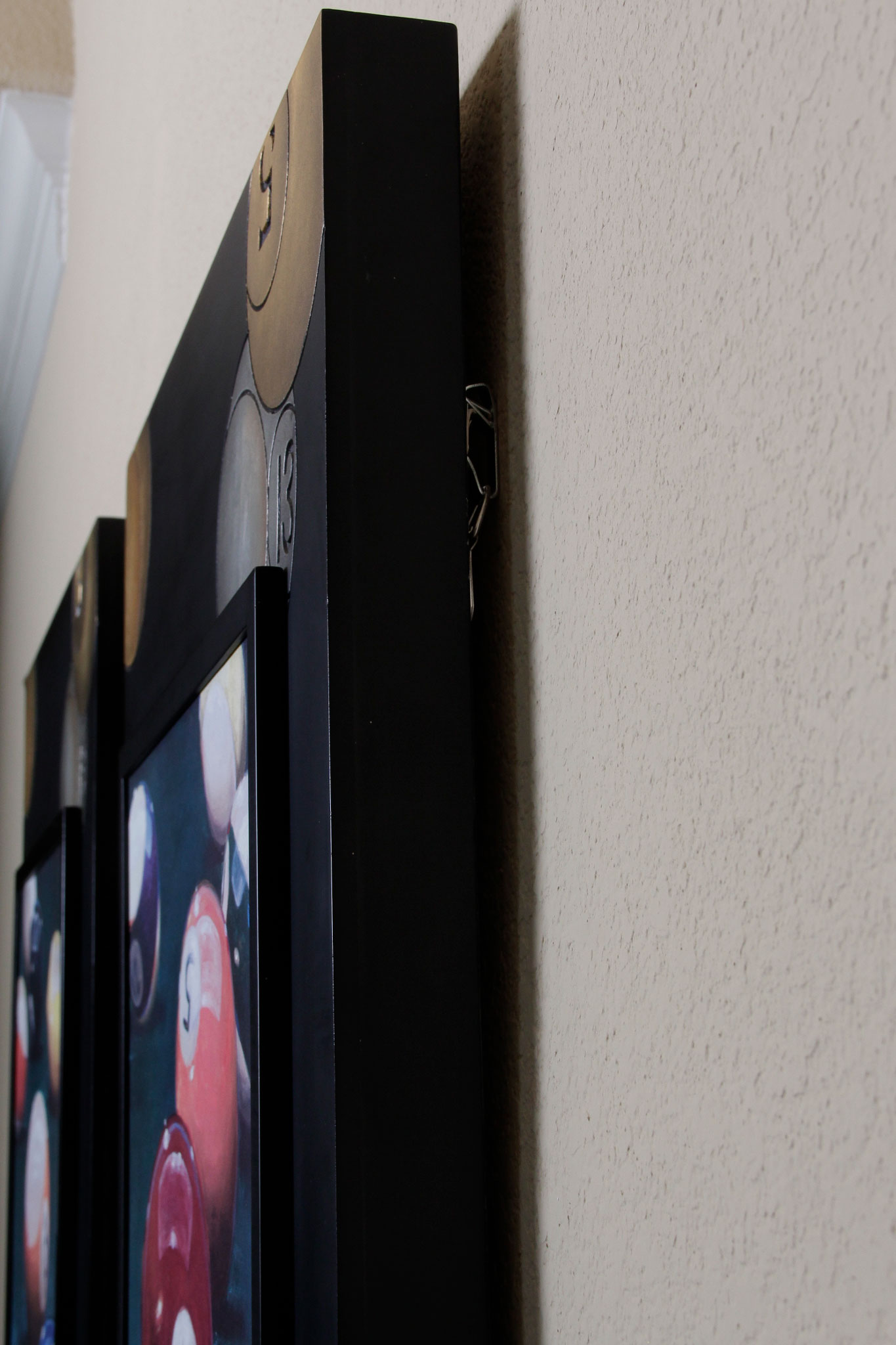 Pair of Billiard Ball Paintings by Karen Dupre