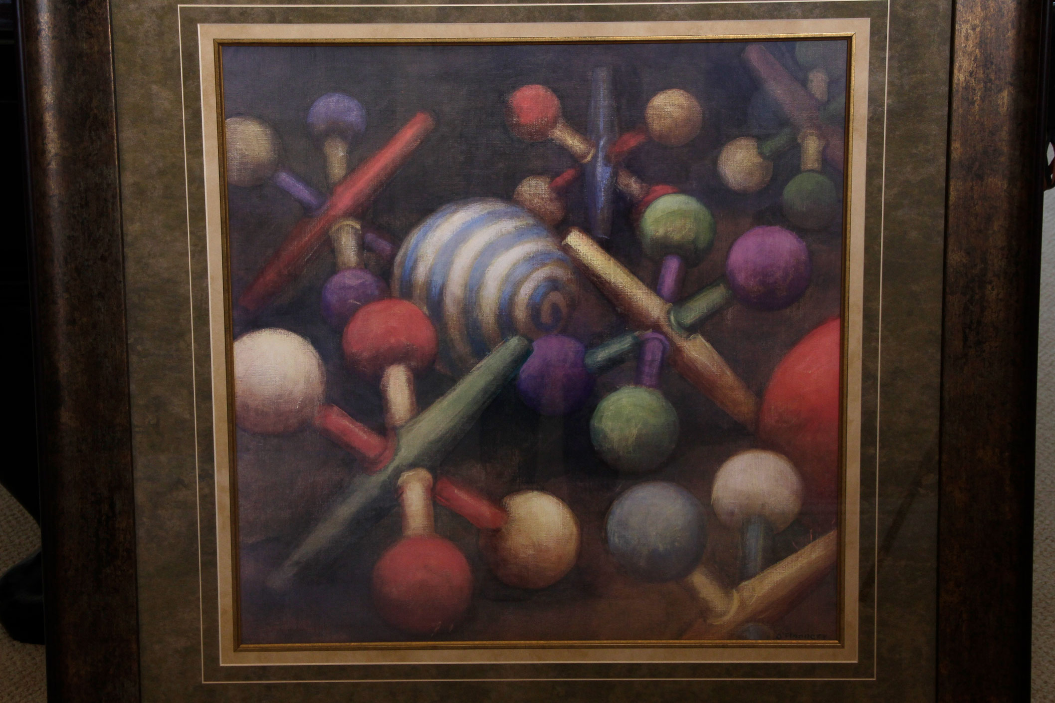 Signed Print after Jill O'Flannery Titled "Jacks Two"