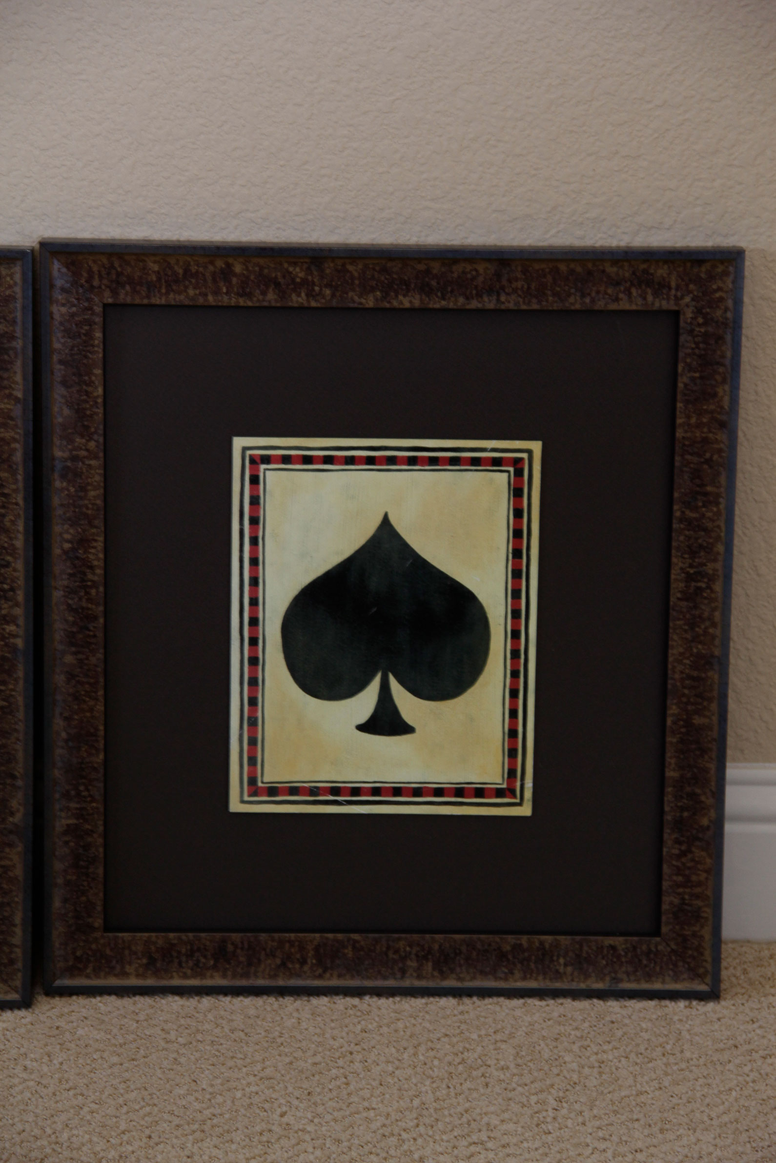 Set of Four Prints of Playing Cards