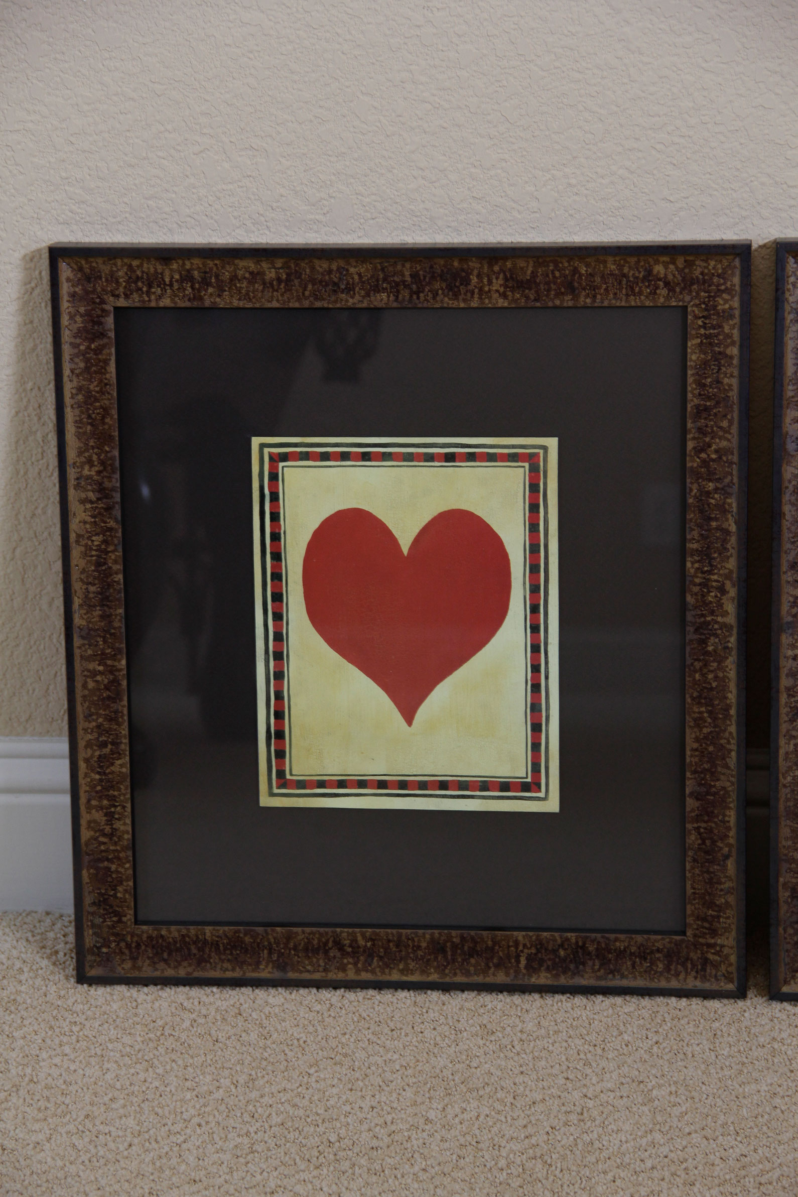 Set of Four Prints of Playing Cards