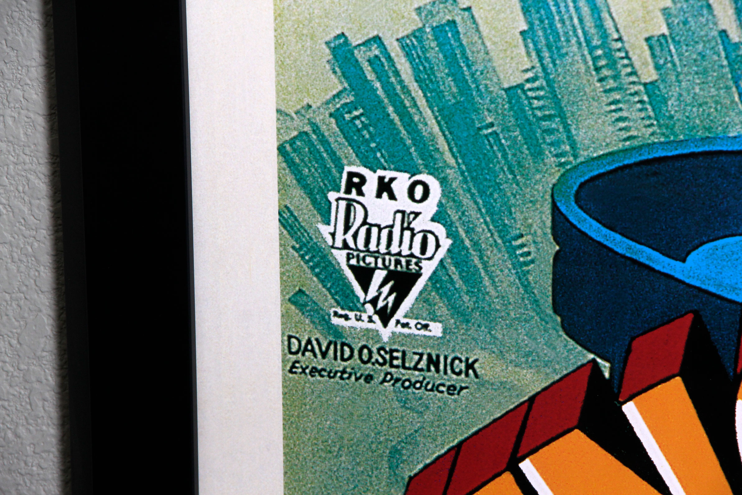 Framed "King Kong" Movie Poster