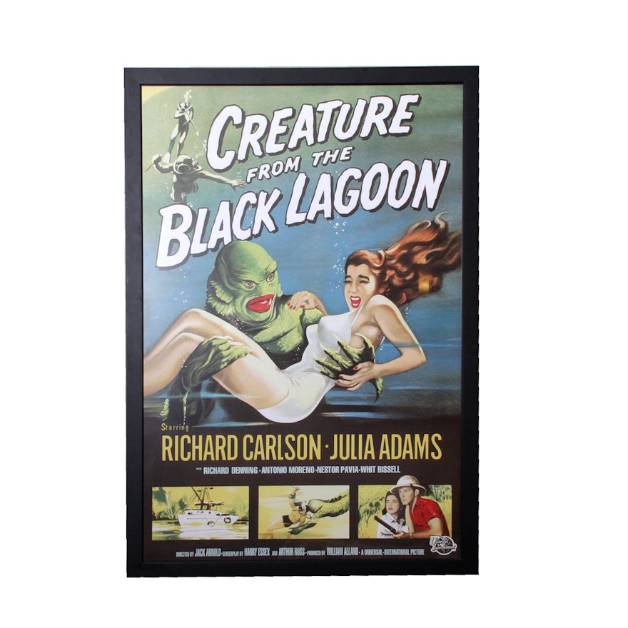 Framed "Creature from the Black Lagoon" Movie Poster