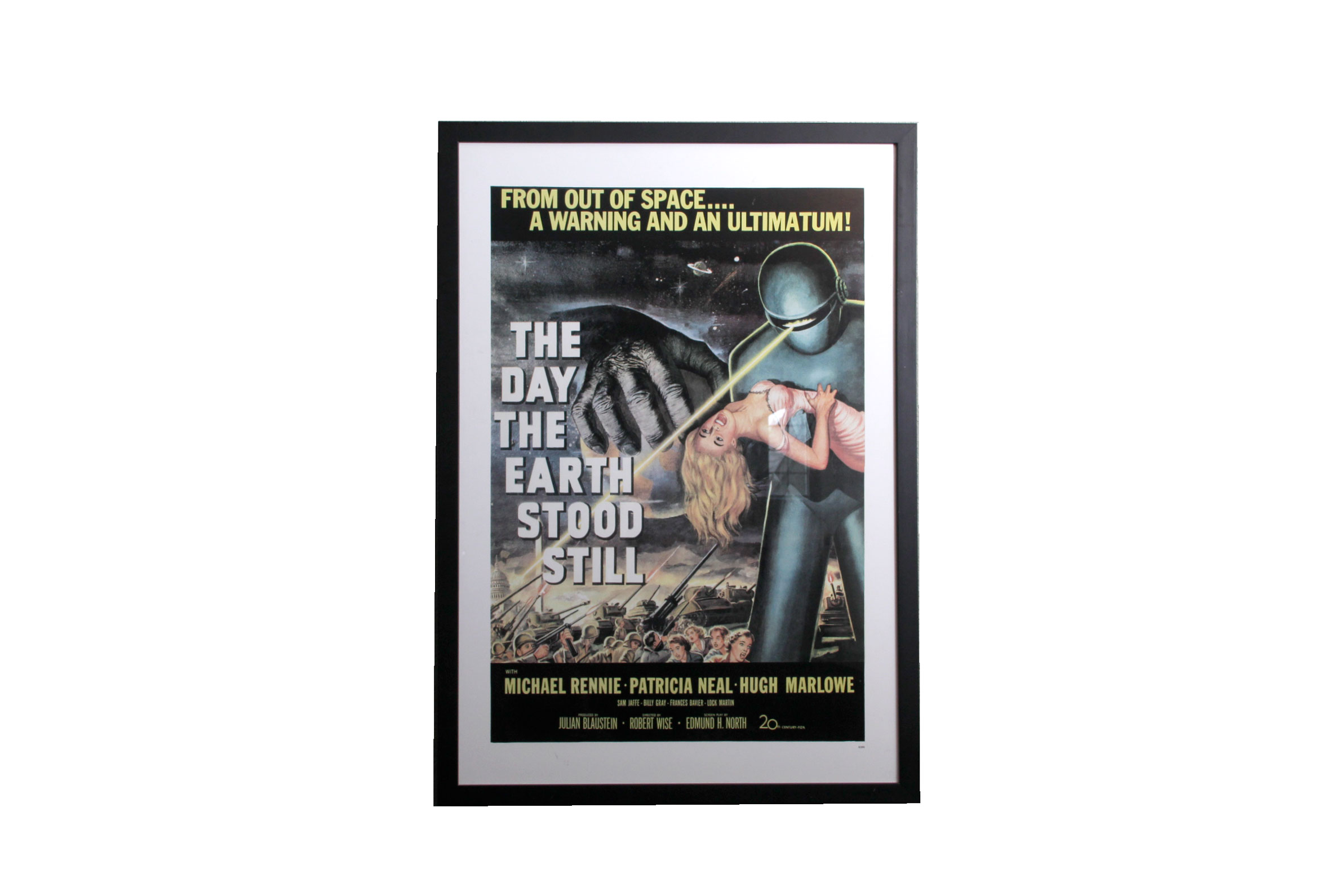 Framed "The Day the Earth Stood Still" Movie Poster