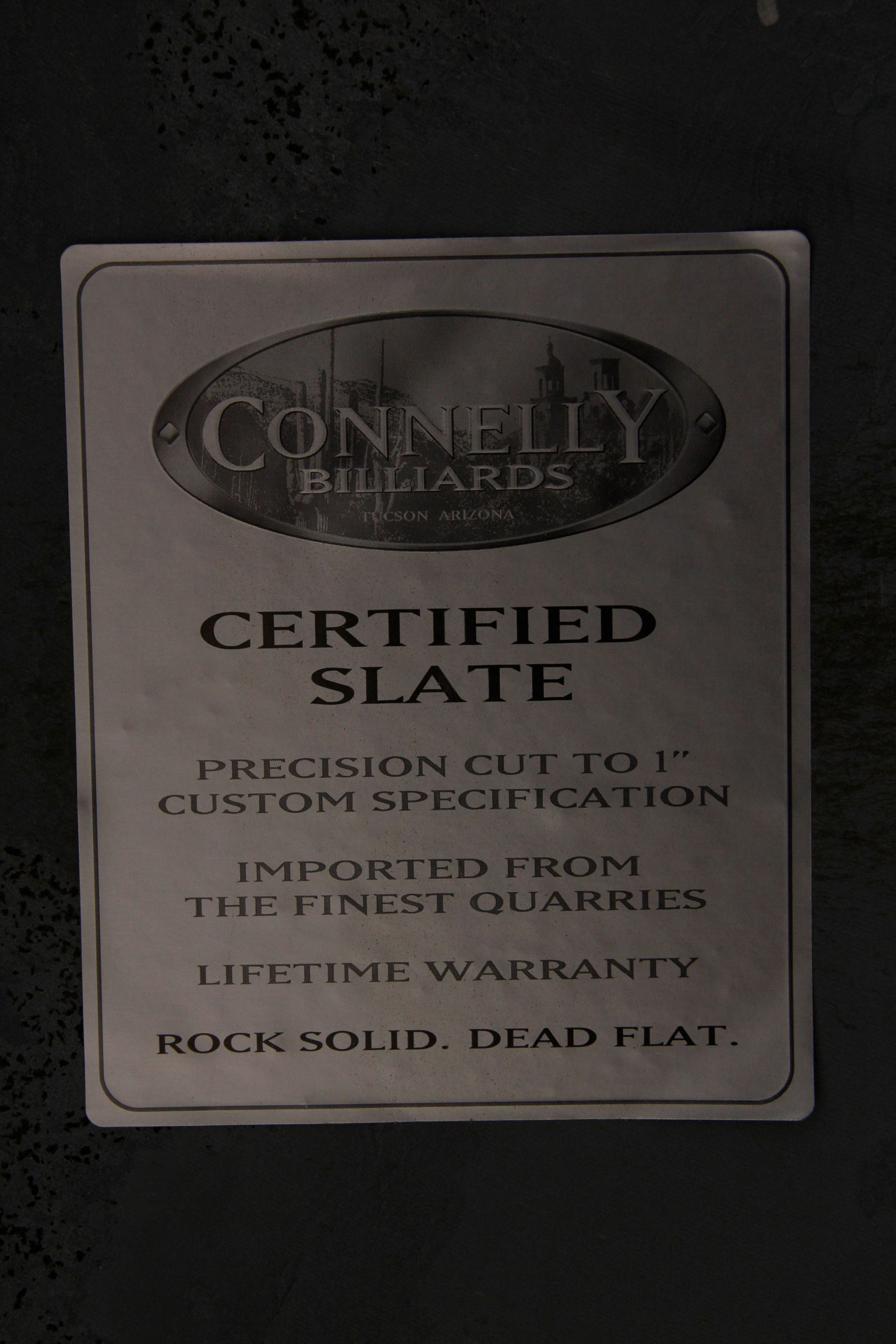 Connelly Billards Table with Accessories