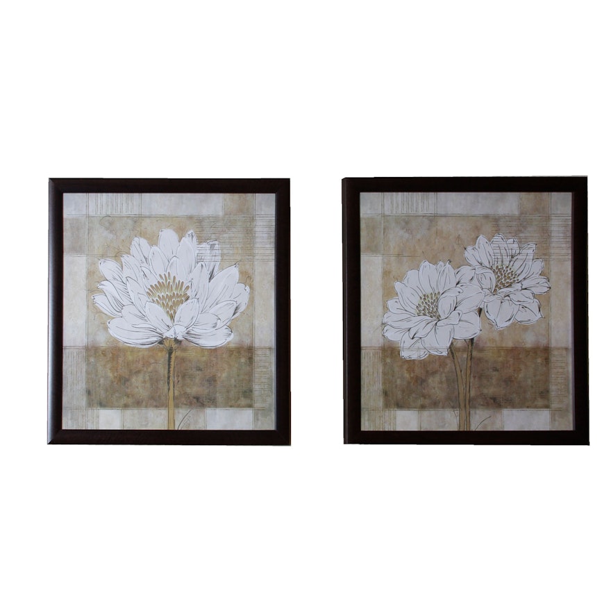 Pair of Decorative Floral Prints