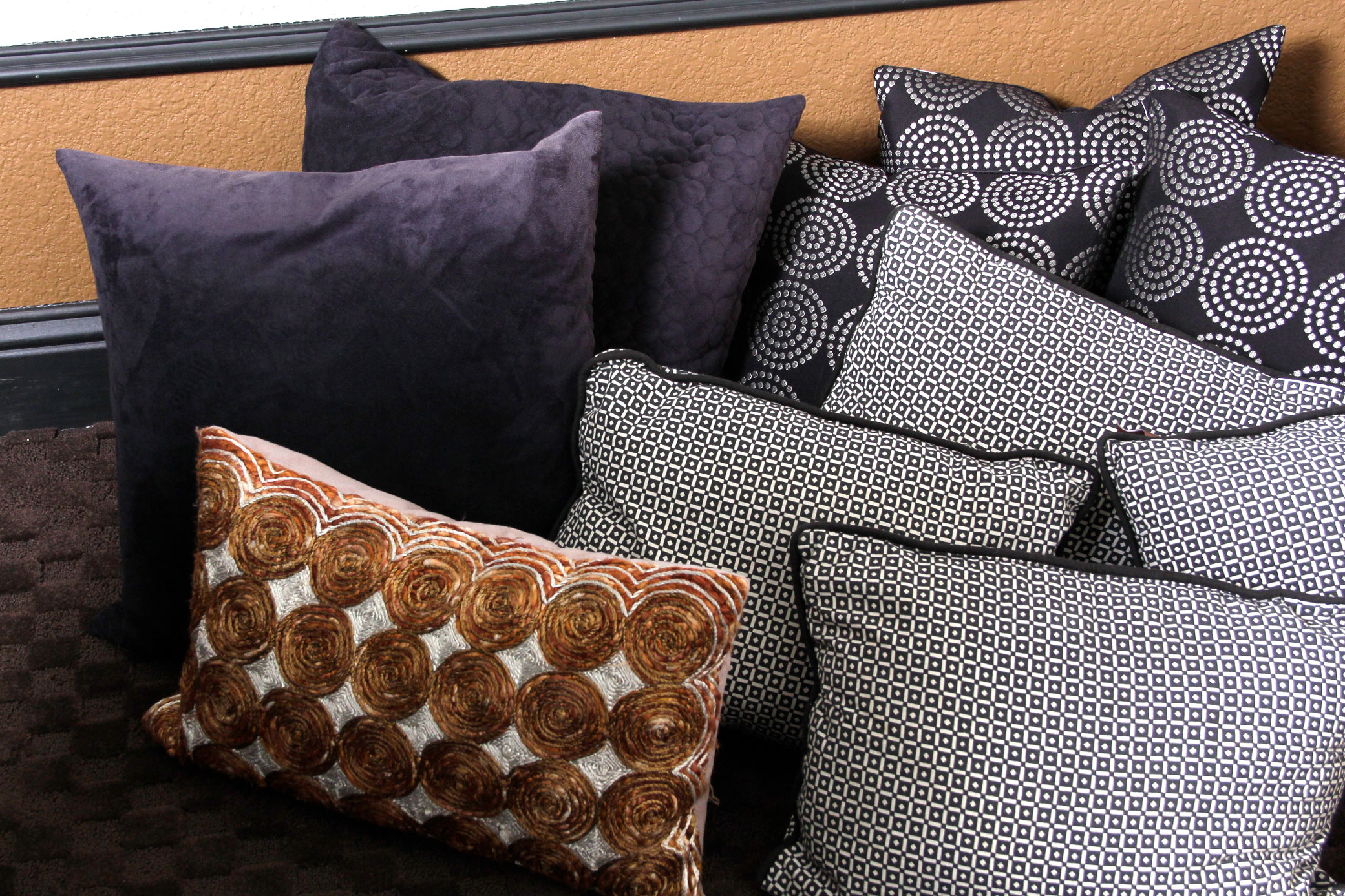 Collection of Throw Pillows including Newport