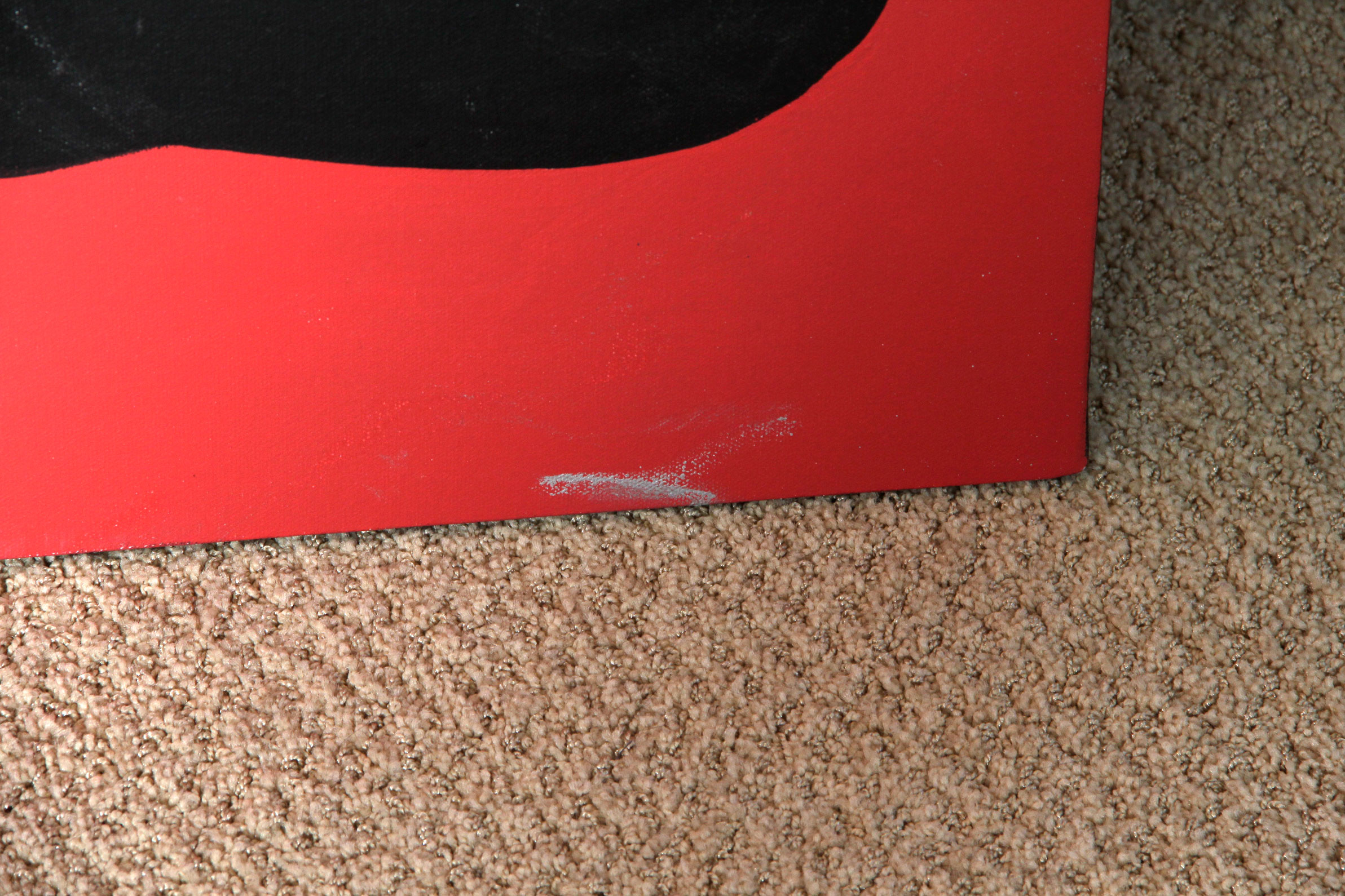 Three Soccer-Themed Acrylic on Canvas Paintings