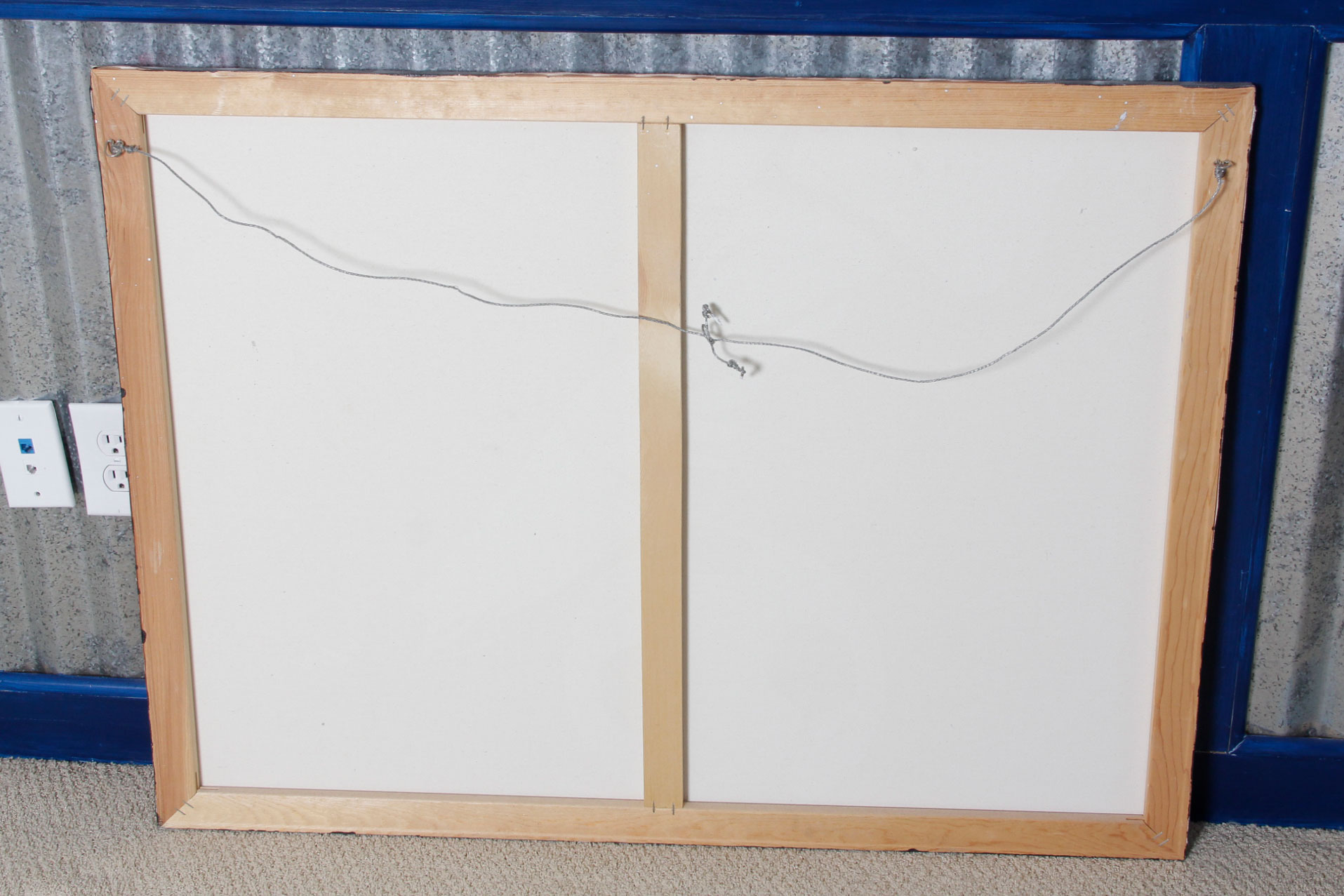 Three Soccer-Themed Acrylic on Canvas Paintings