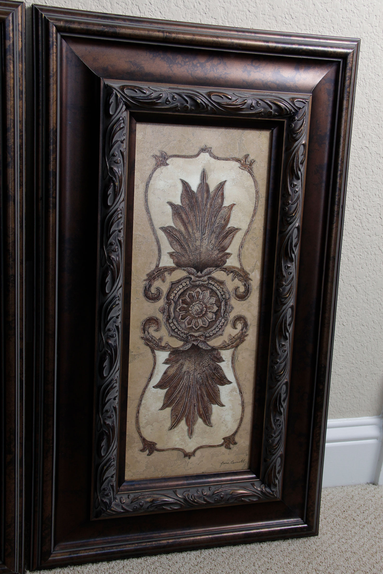 Pair of Framed Giclee Prints by Jane  Carroll