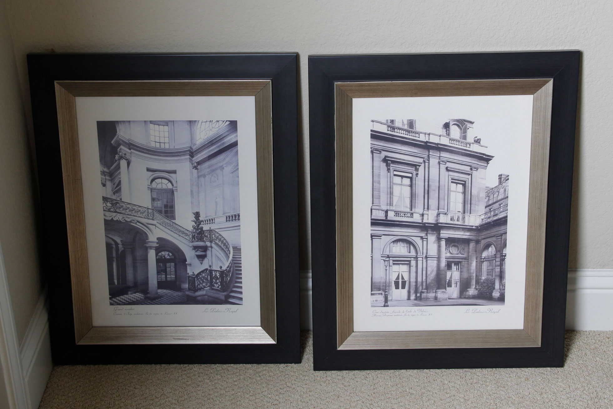 Collection of Le Palais- Royal Black and White Photographic Prints