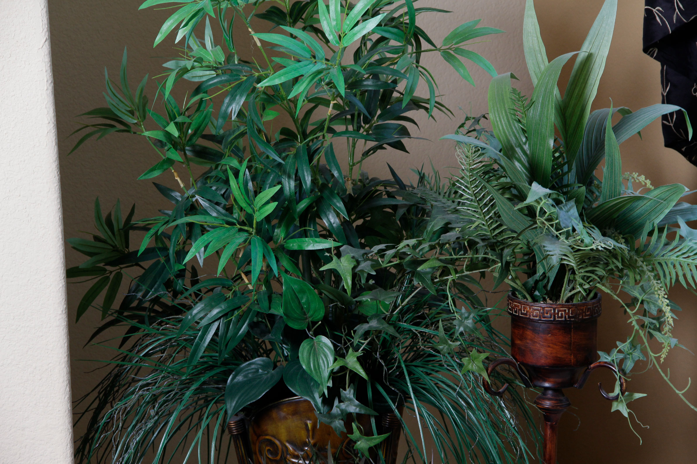 Selection of Decorative Greenery Arrangements