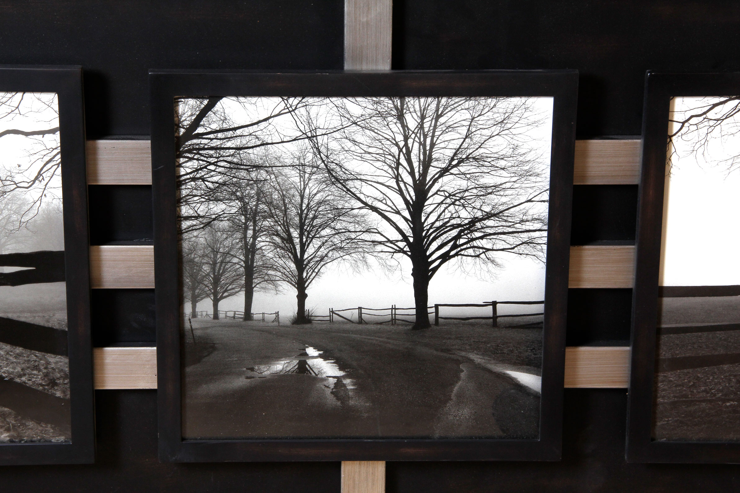 Black and White Photographic Print Triptych