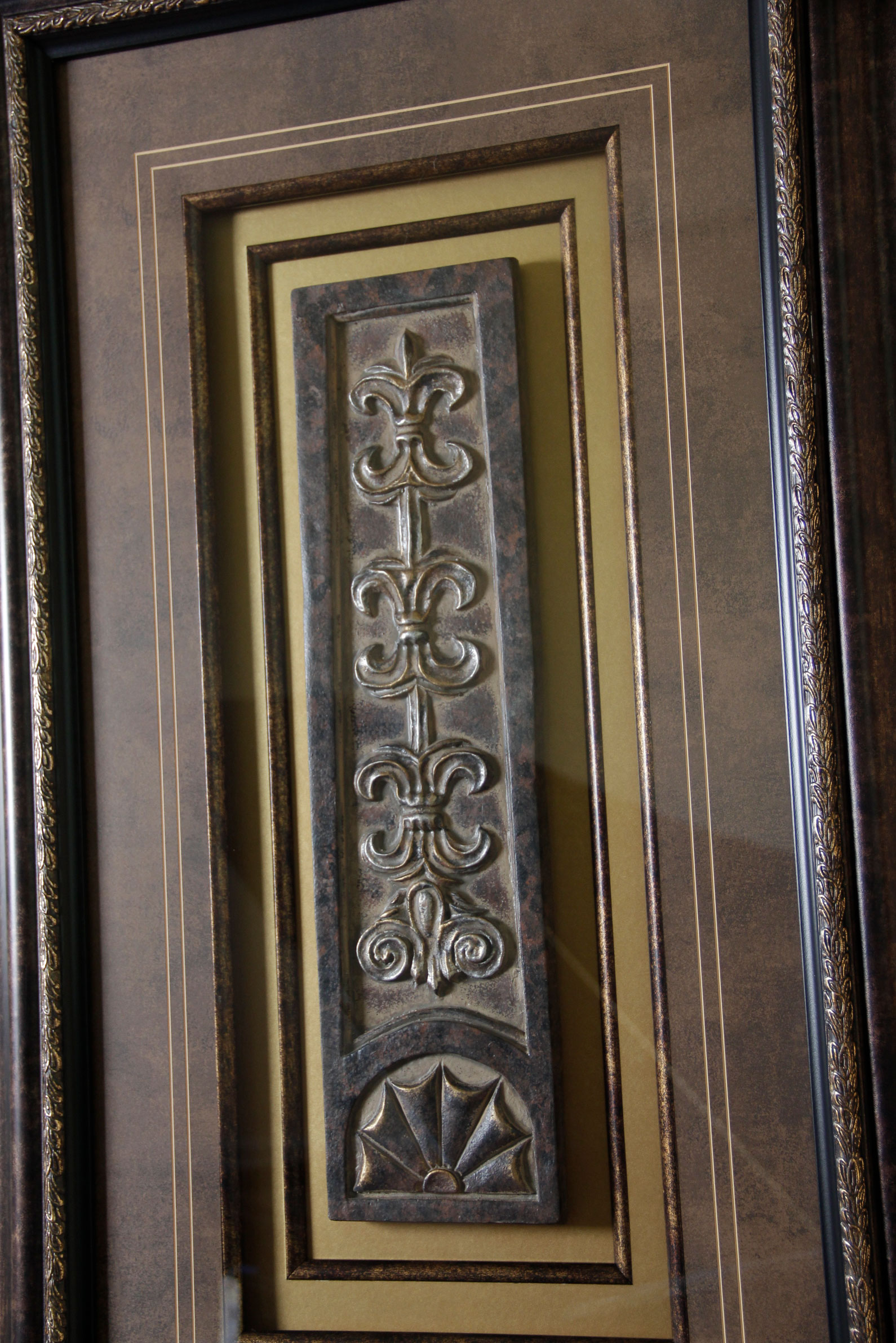 Pair of Framed Decorative Shadow Boxes