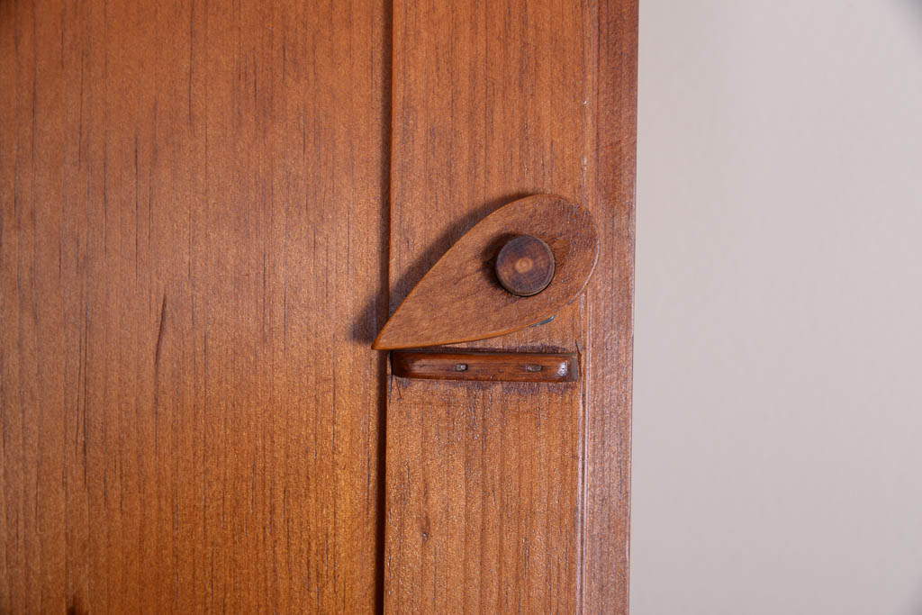 Vintage Pine Corner Cupboard