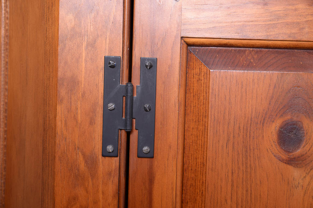 Vintage Pine Corner Cupboard