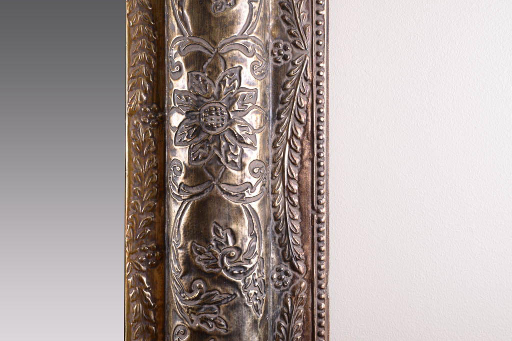Gilded Carved Rectangular Wall Mirror
