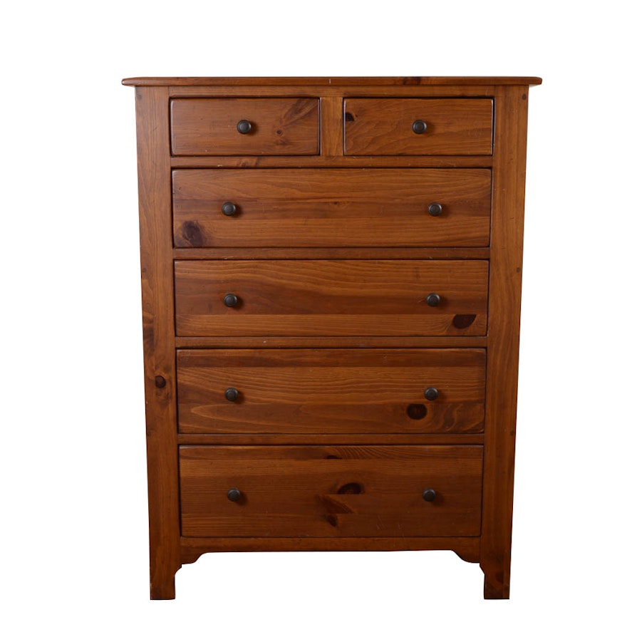 Ethan Allen Pine Tall Dresser