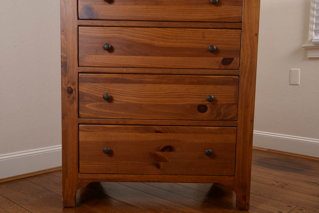 Ethan Allen Pine Tall Dresser