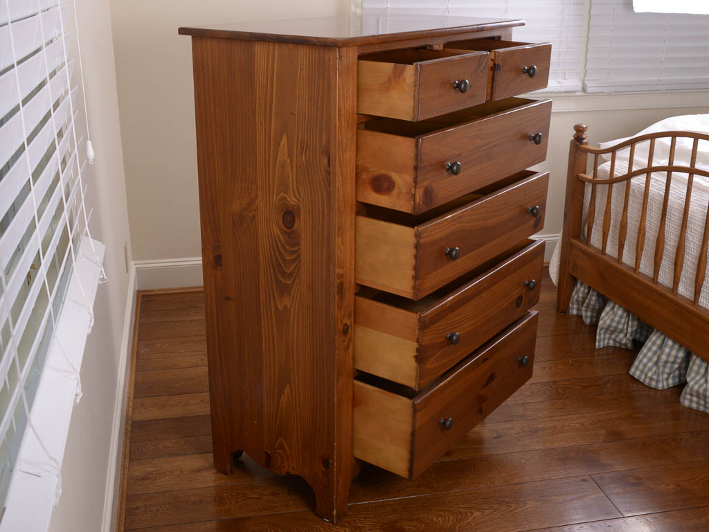 Ethan Allen Pine Tall Dresser